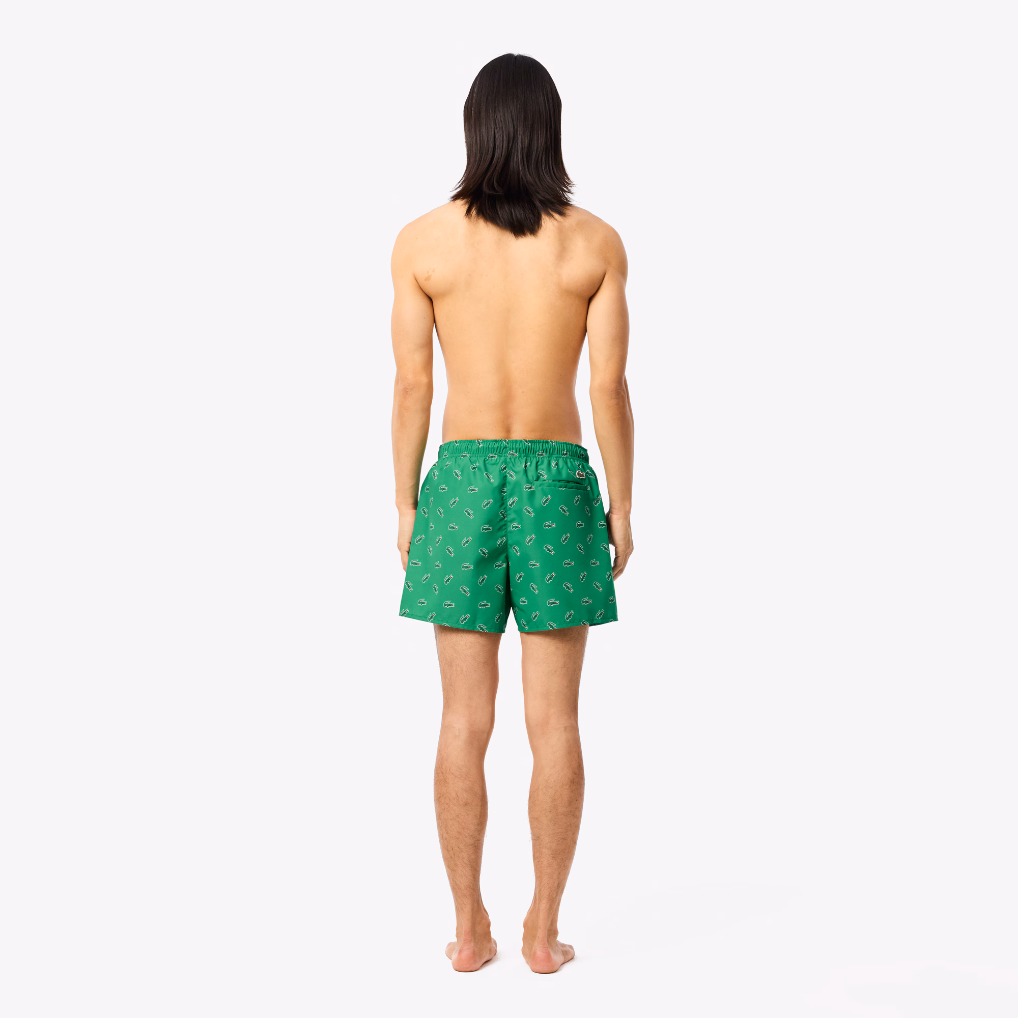 Men's Crocodile Print Swim Trunks