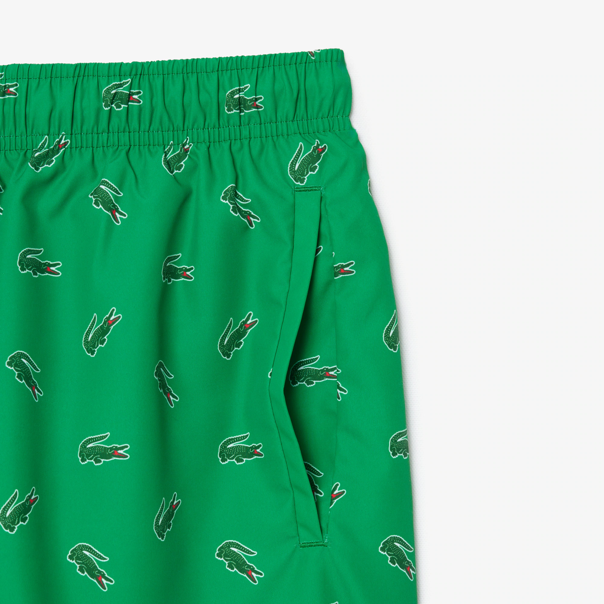 Men's Crocodile Print Swim Trunks