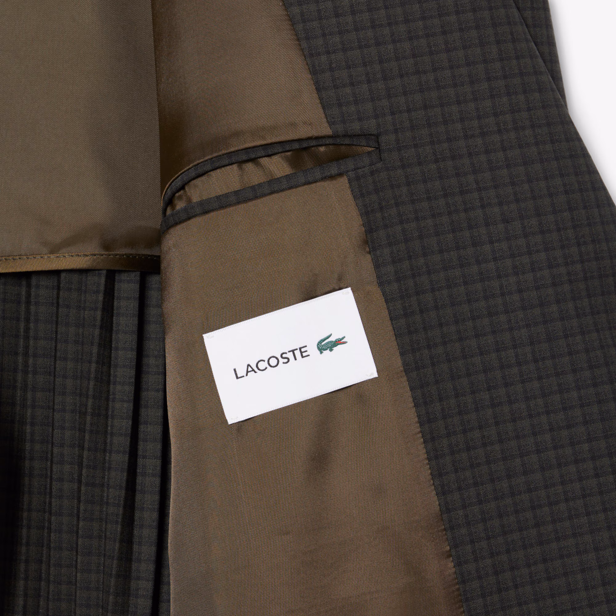 Women's Wool Blend Checked Blazer