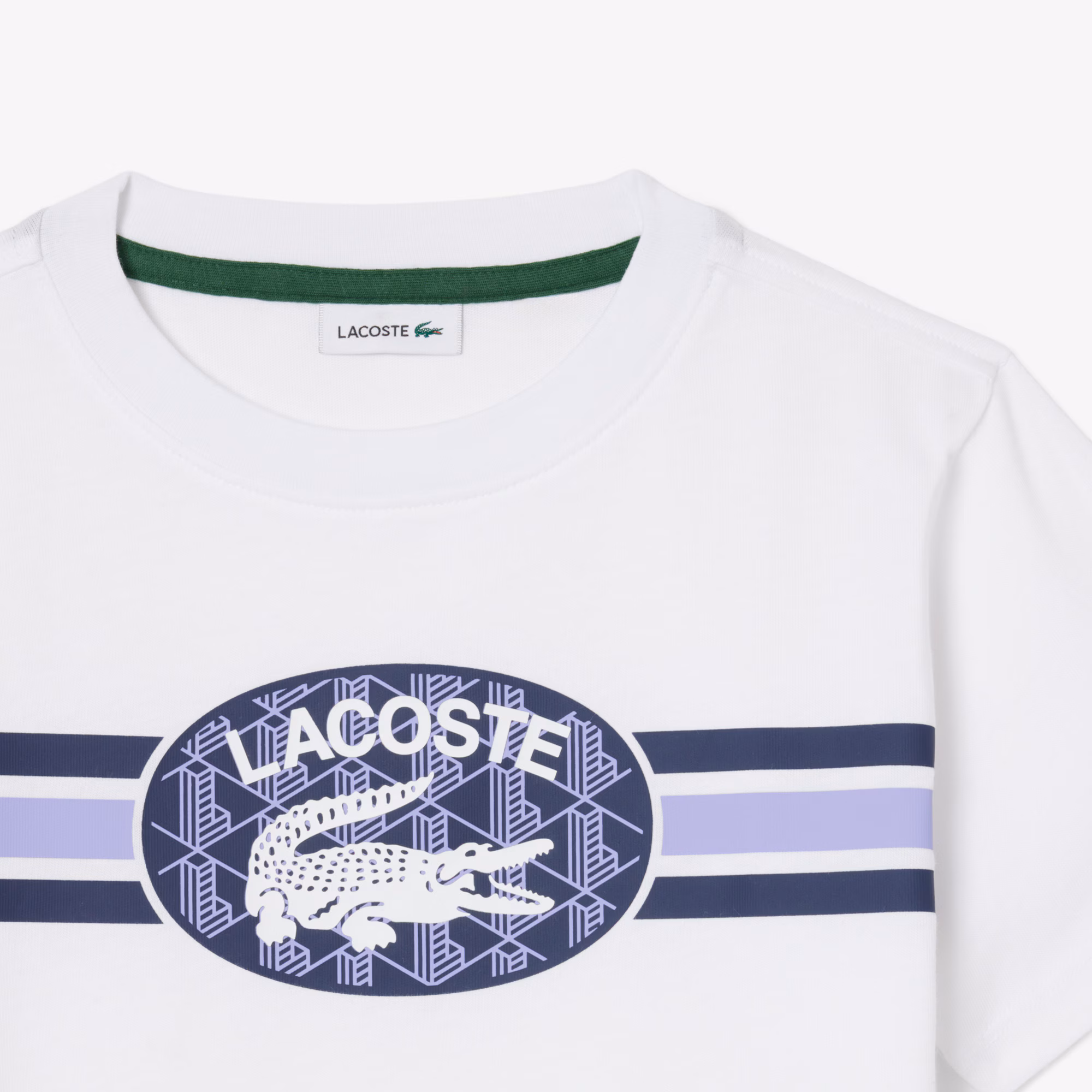 Boys' Monogram Print Cotton T-Shirt