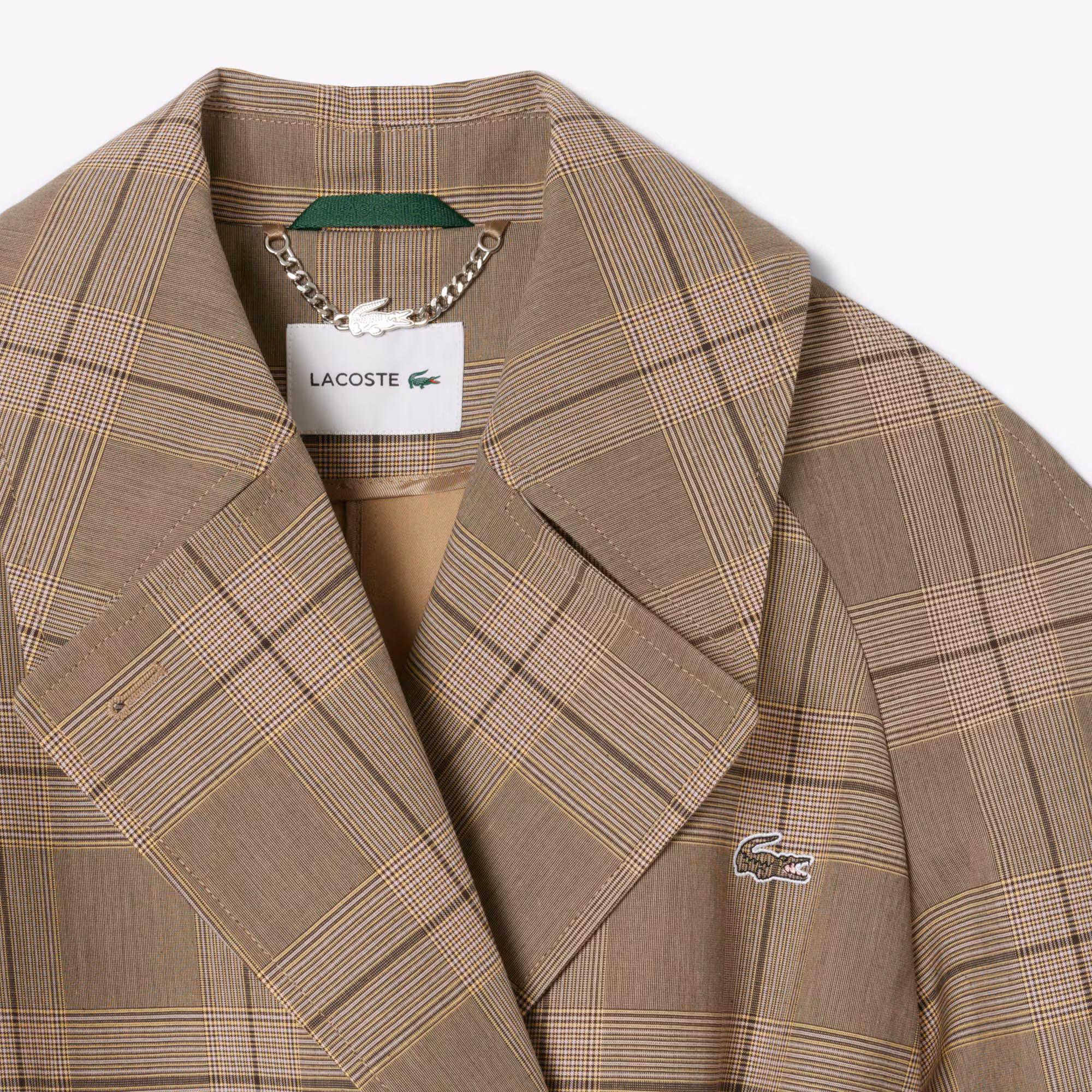 Women's Water-Repellent Plaid Wrap Coat