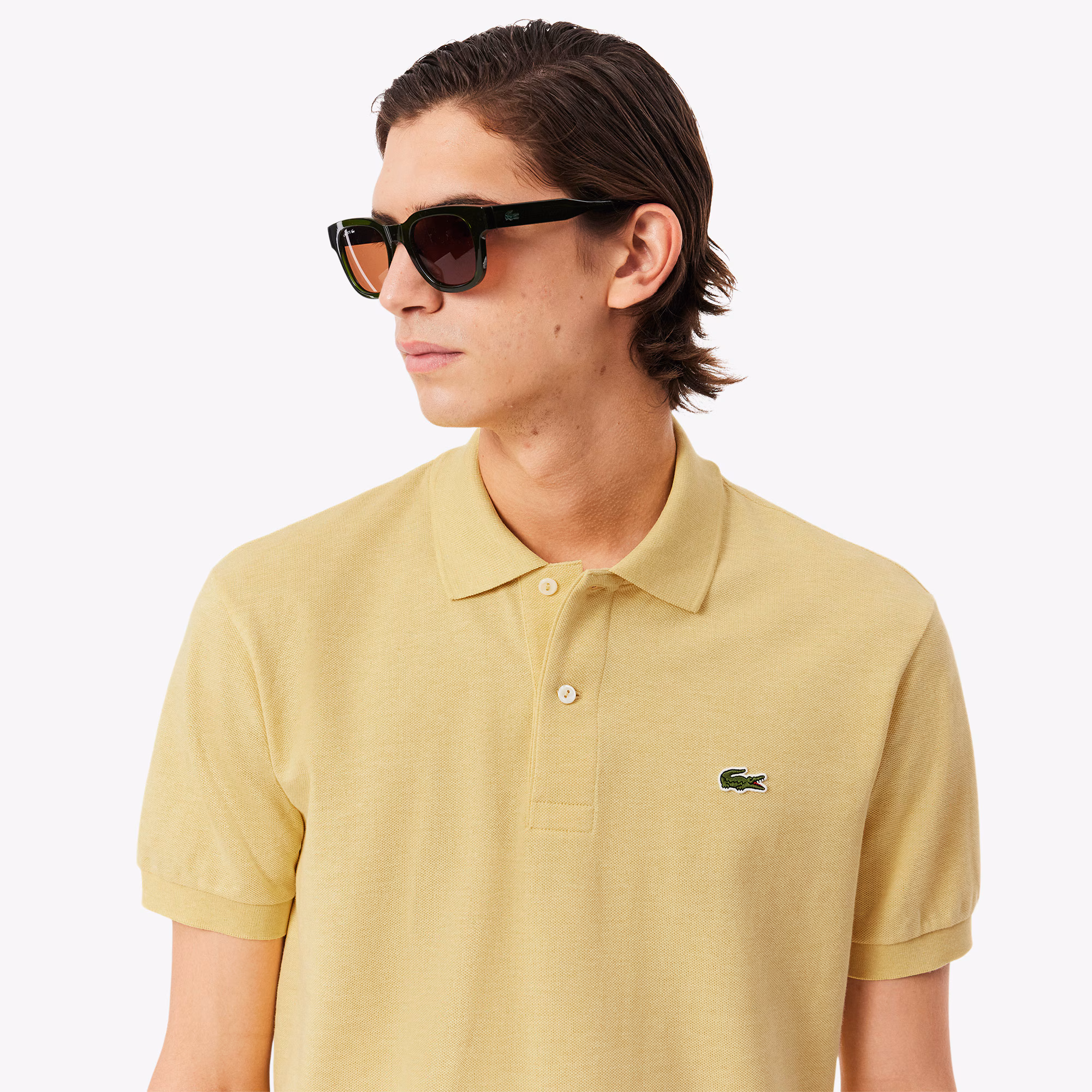 Men's Classic Fit L.12.12 Heathered Polo