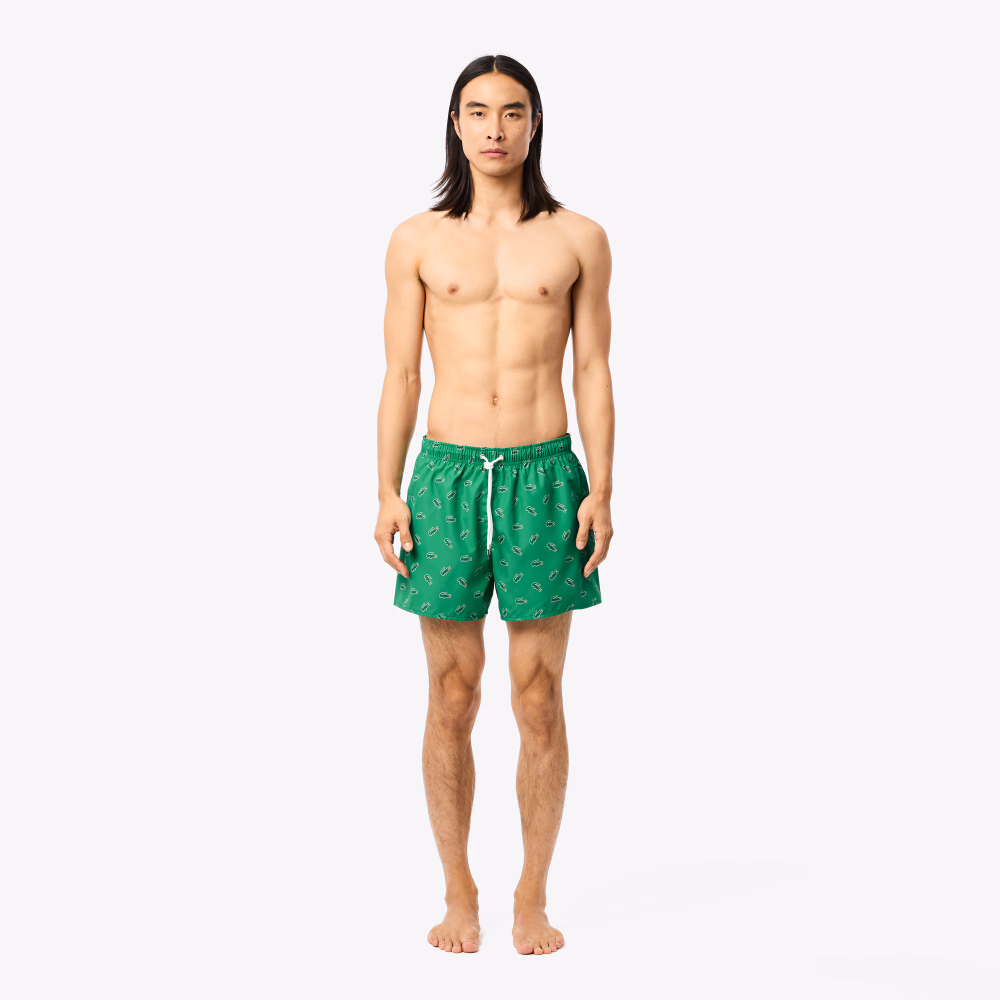 Men's Crocodile Print Swim Trunks