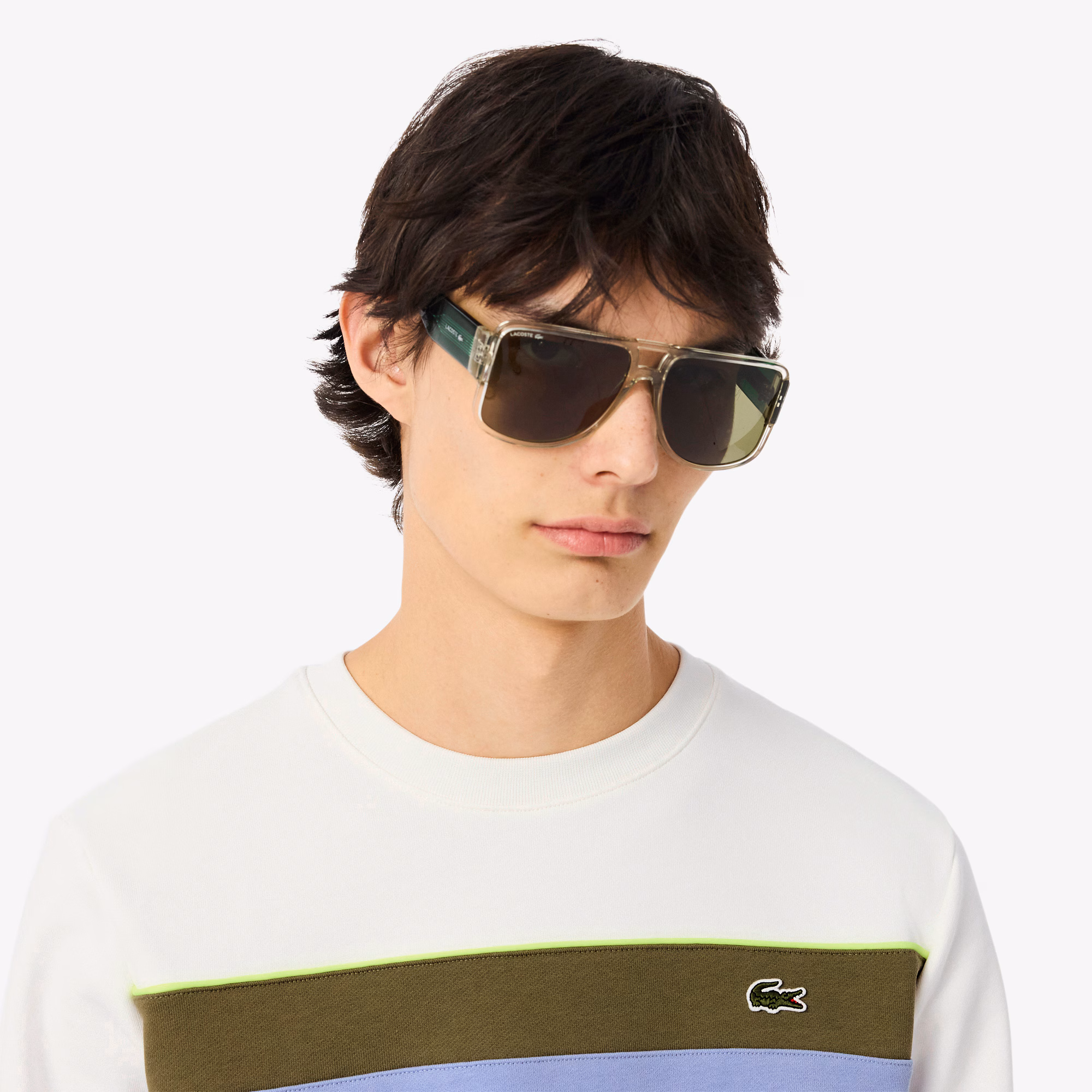 Men's Colorblock Fleece Sweatshirt