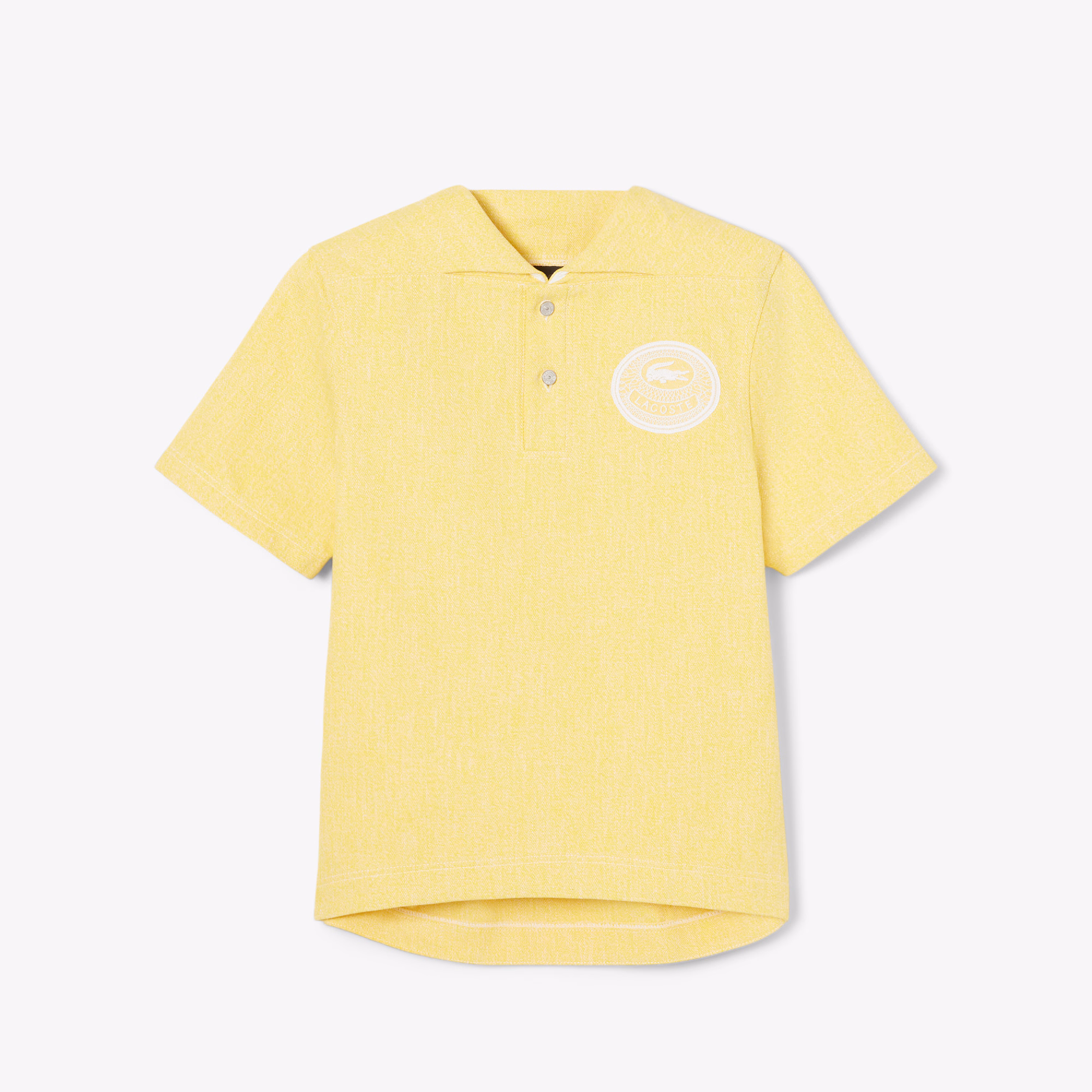 Men's Runway Oversized Denim Polo