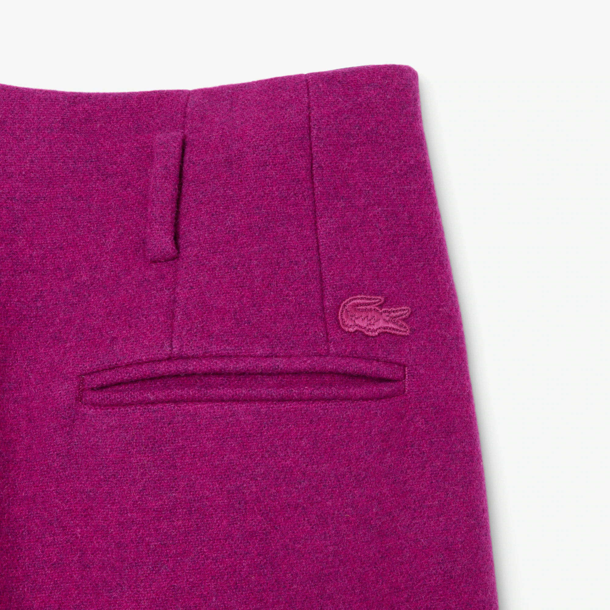 Runway Slub Wool Wide Fit Tailored Pants