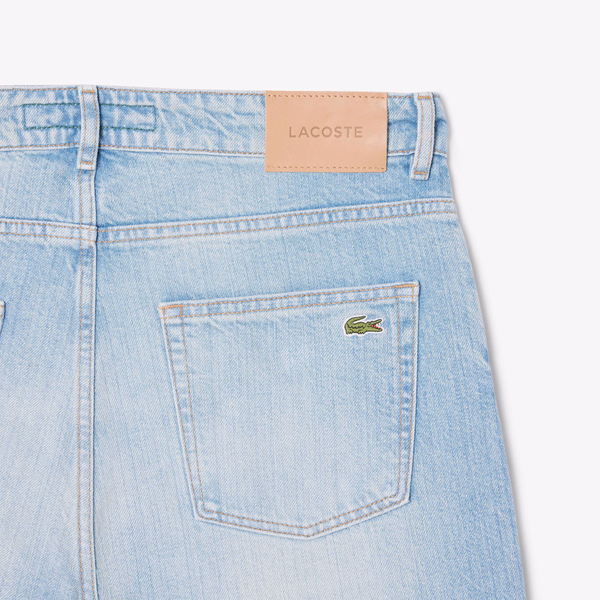 Men's 5-Pocket Straight Cut Indigo Jeans