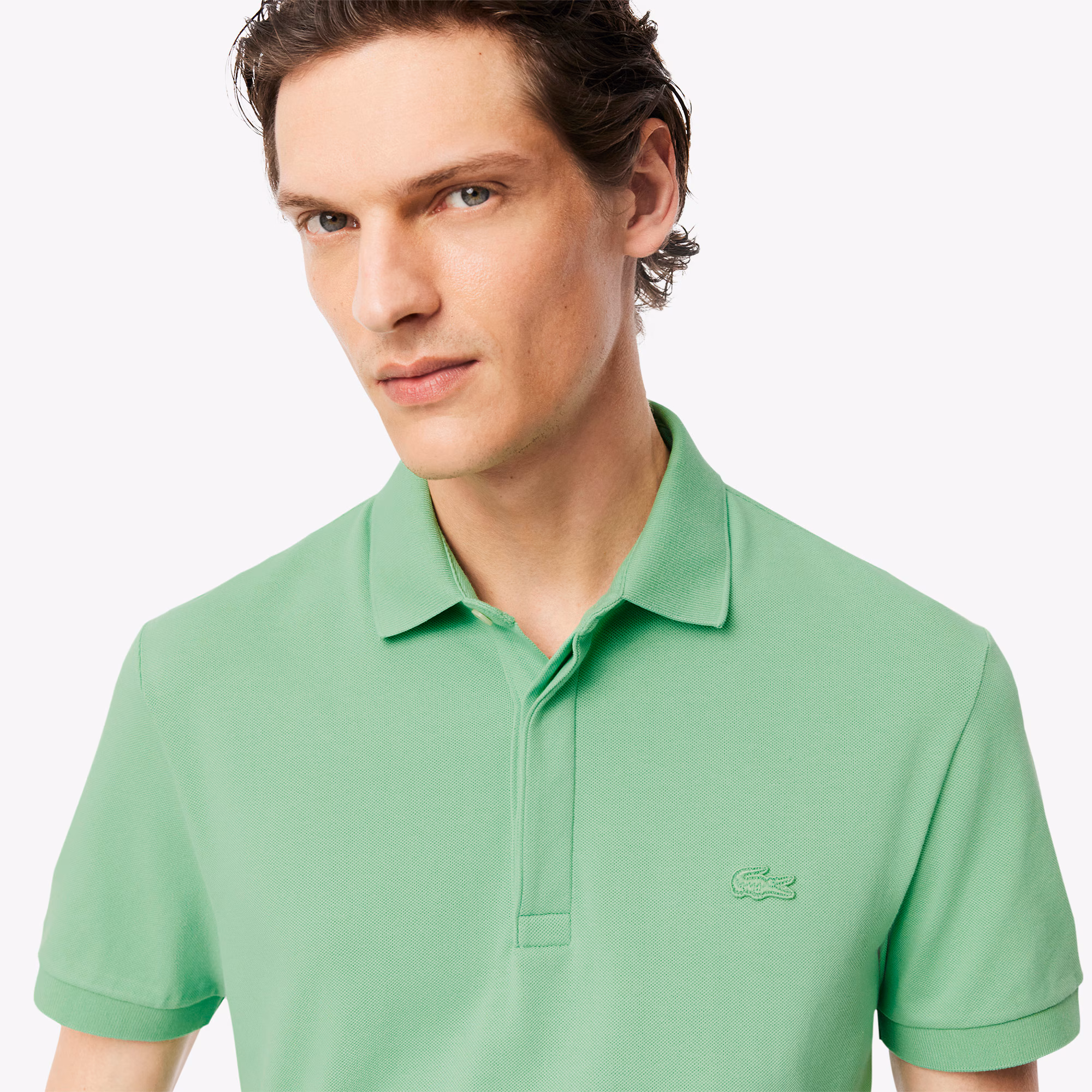 Men's Regular Fit Paris Stretch Piqué Polo