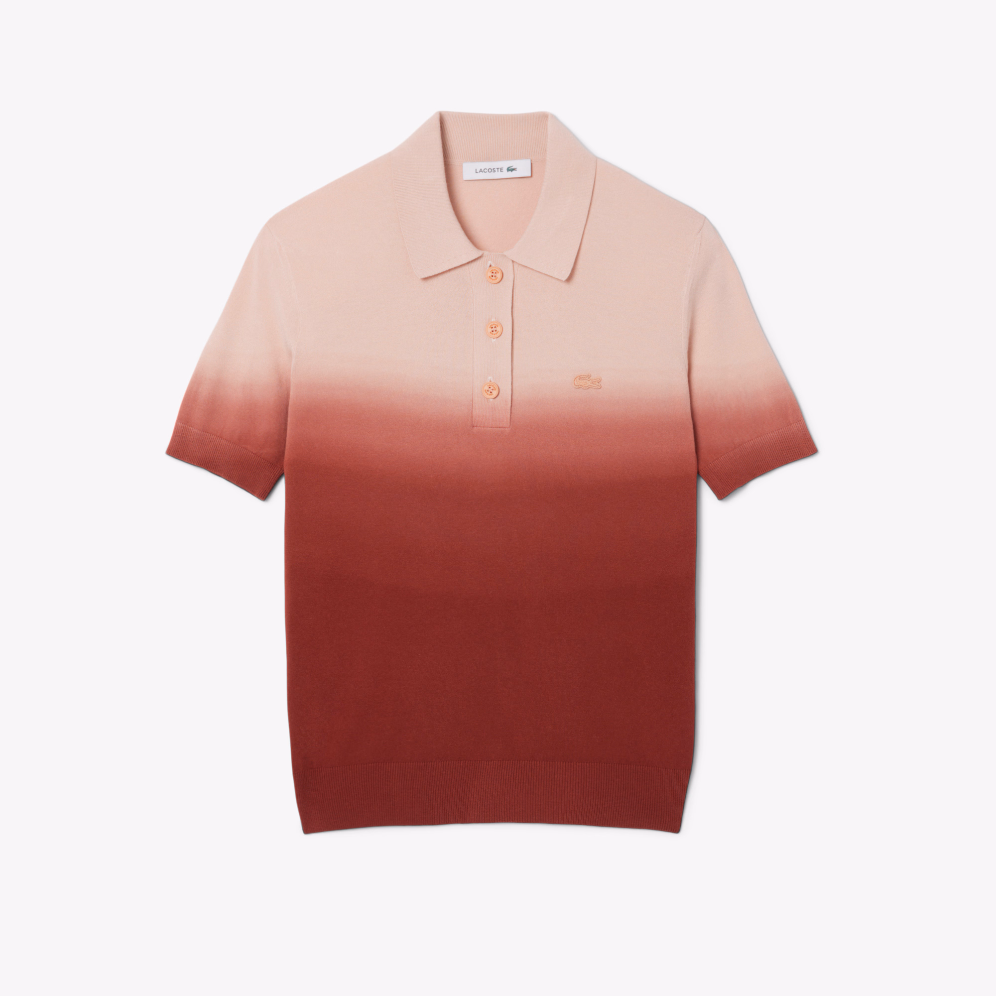 Women's Classic Fit Ombré Effect Knit Polo