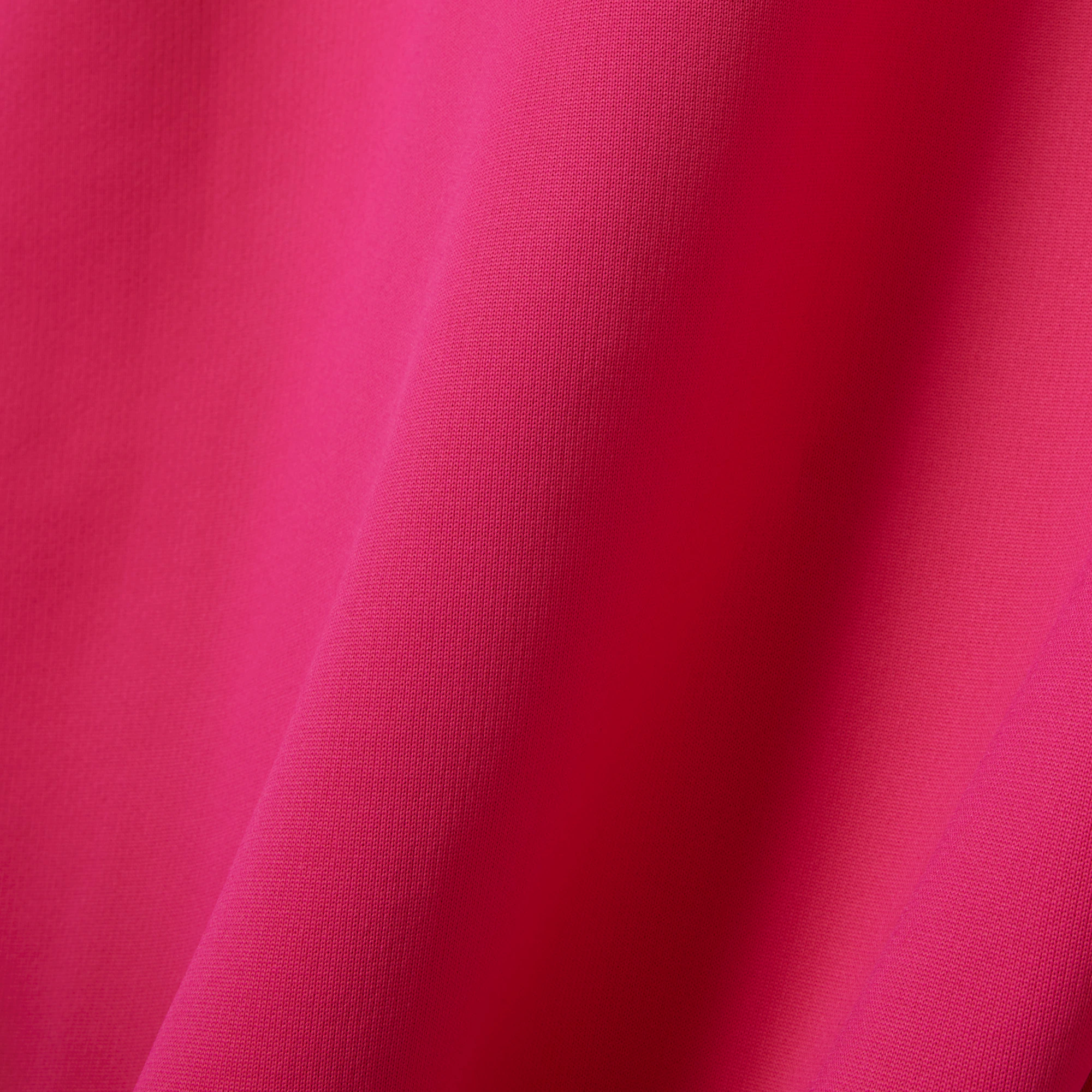 Runway Badge Accent Oversized Satin Polo Shirt