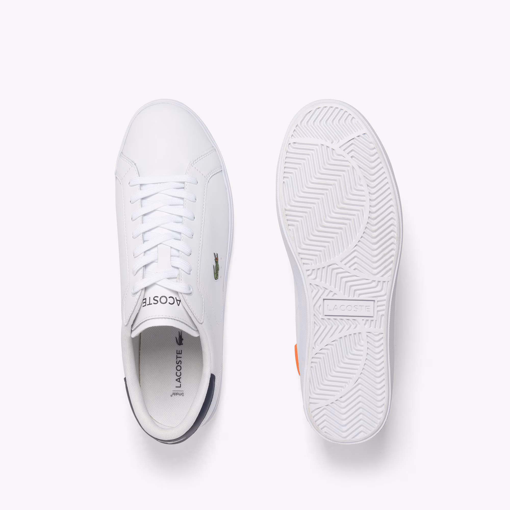 Men's Powercourt Graphic Leather Sneakers