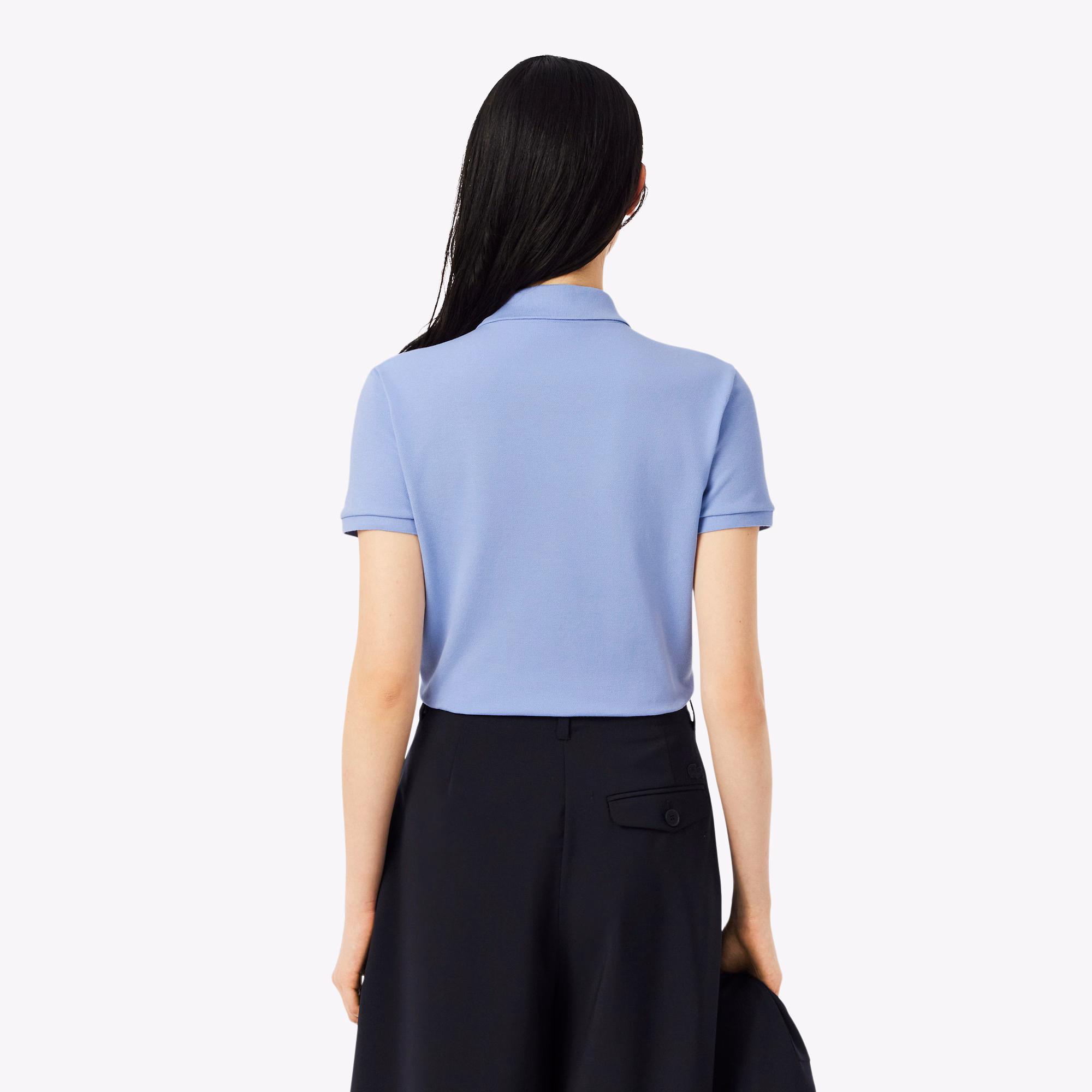 Women's L.12.D Slim Fit Stretch Mini Piqué Polo