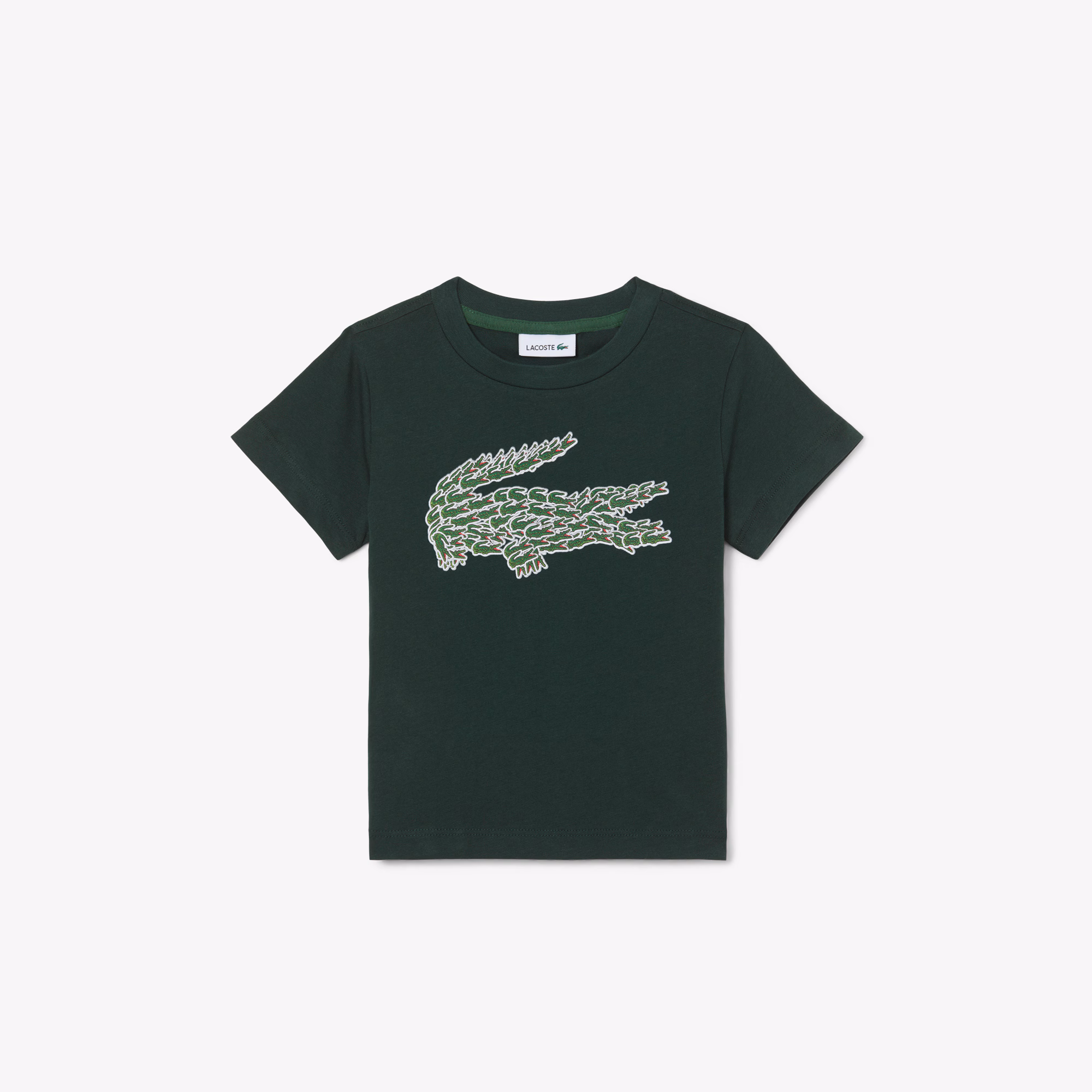 Boys' Crocodile Print Cotton T-Shirt