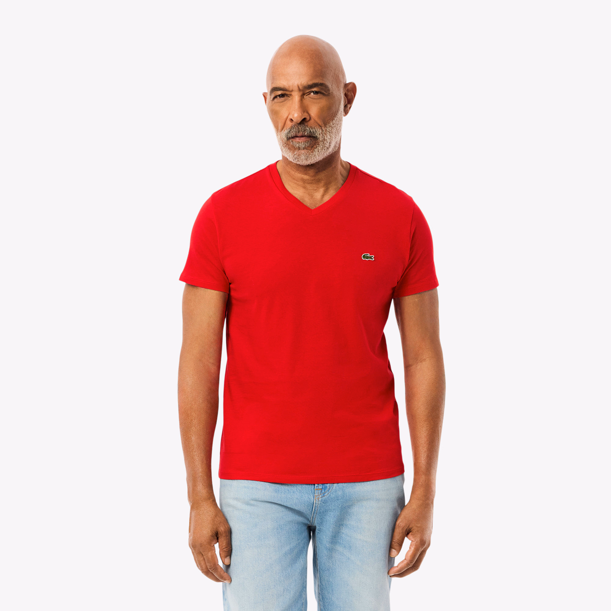 Men's Lightweight Pima Cotton V-Neck T-Shirt