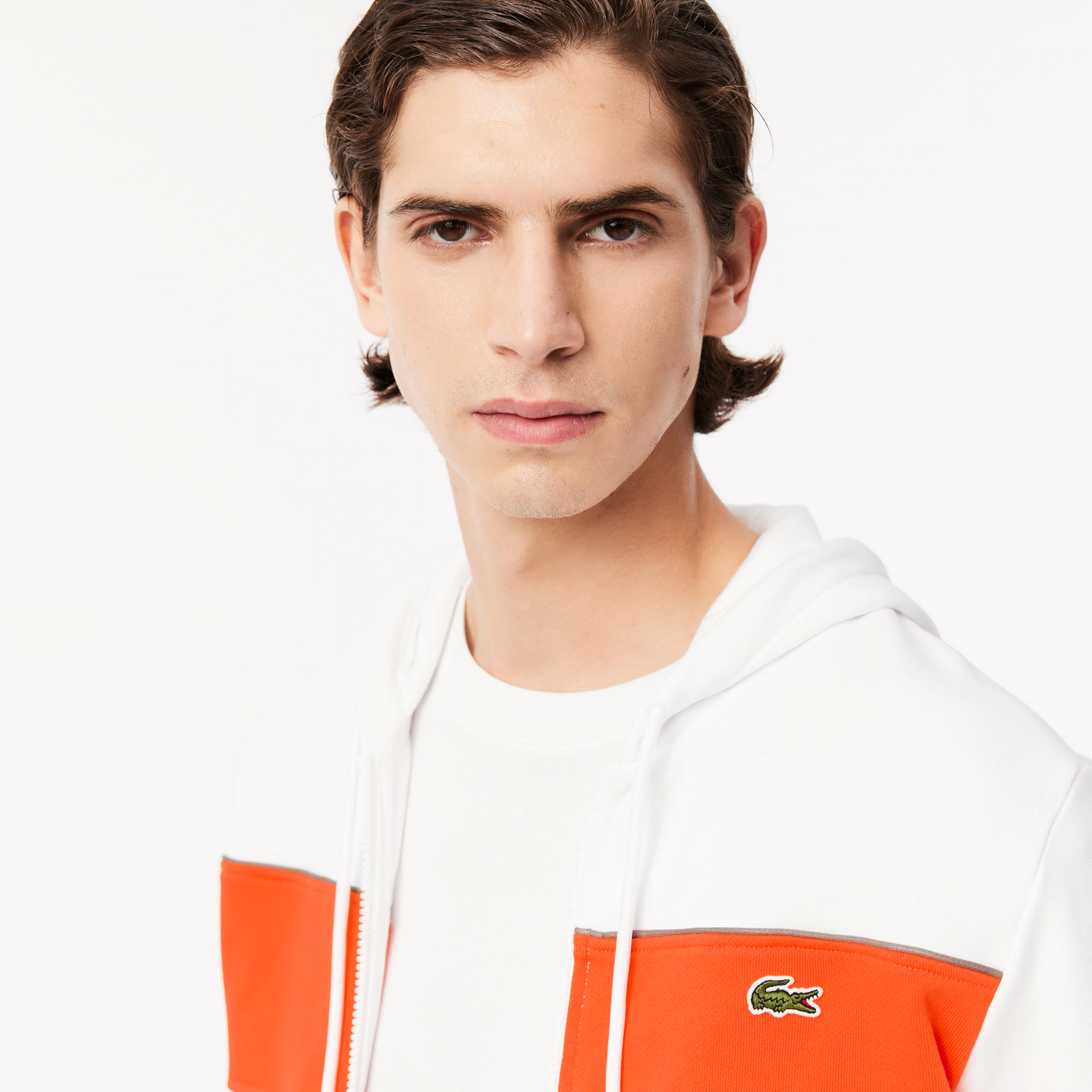 Men's Zip-Up Colorblock Hoodie