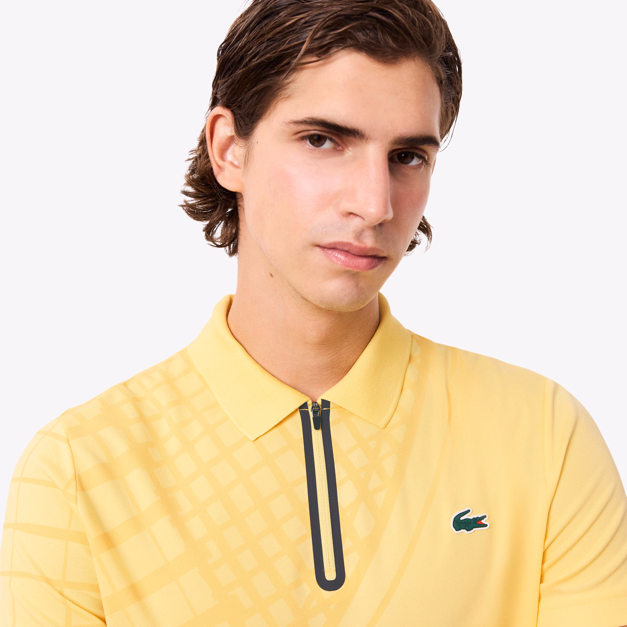 Men's Ultra Dry Printed Slim Fit Tennis Polo
