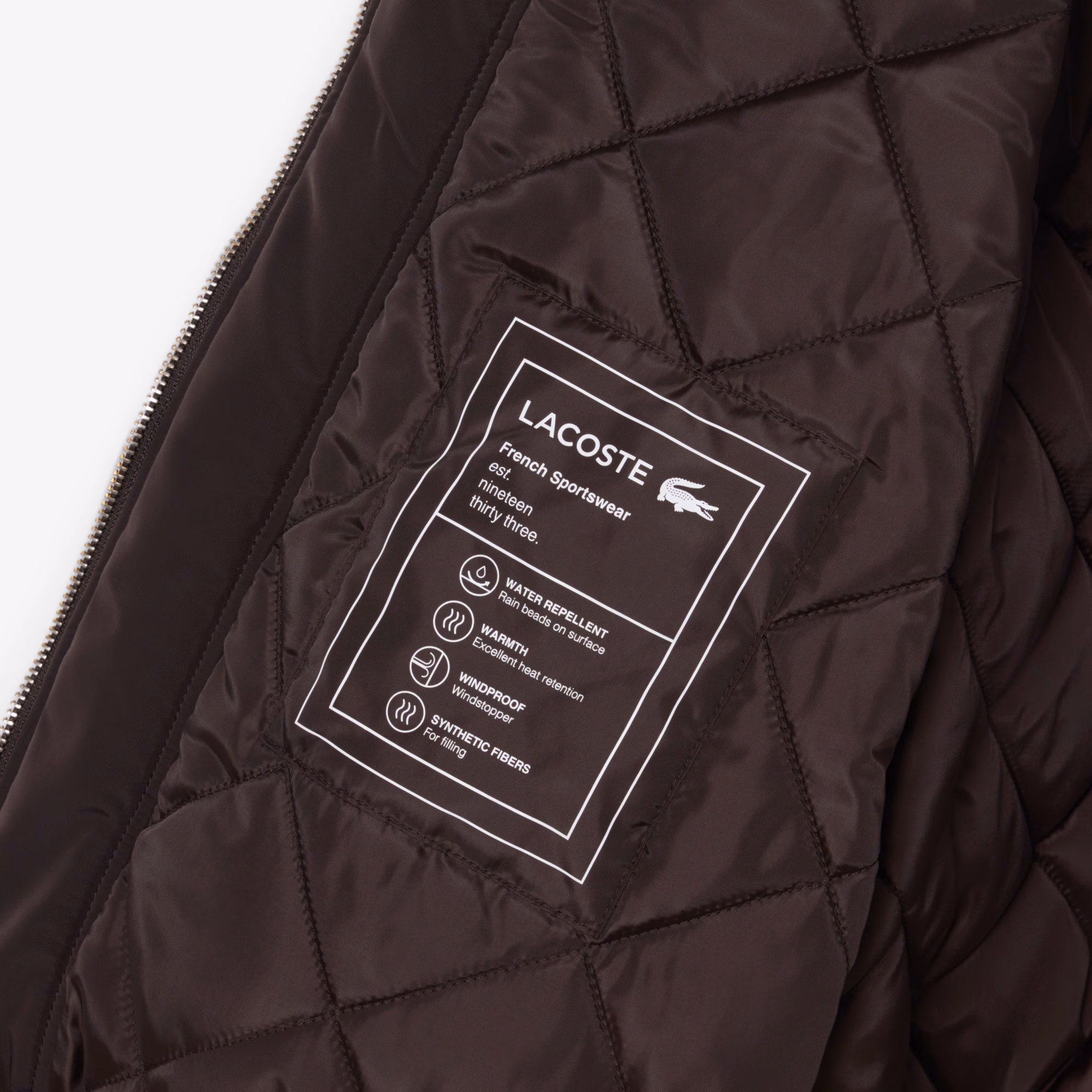 Men's Water-Repellent Aviator Badge Jacket