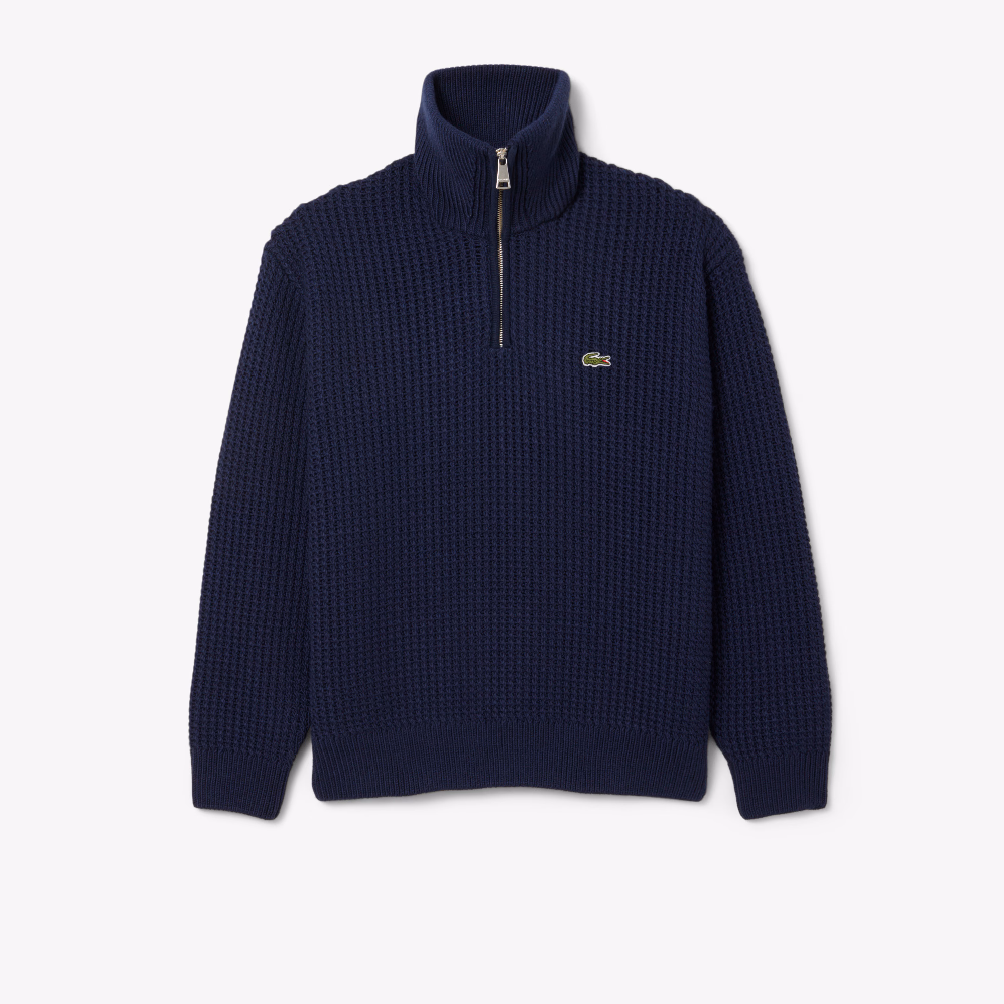 Men's Half-Zip Heavy Wool Sweater