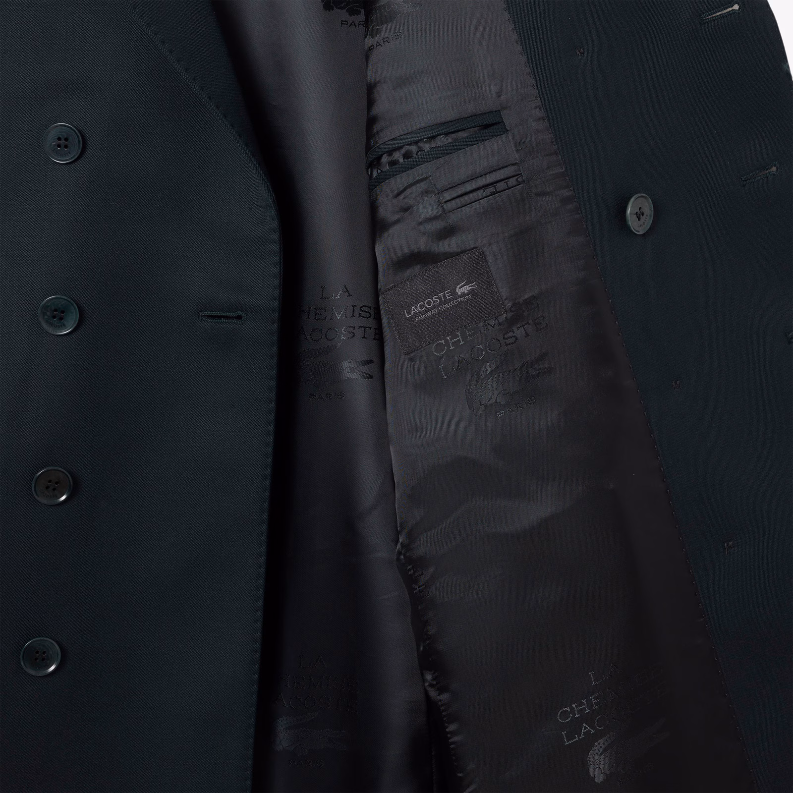 Runway Double Breasted Lightweight Wool Blazer