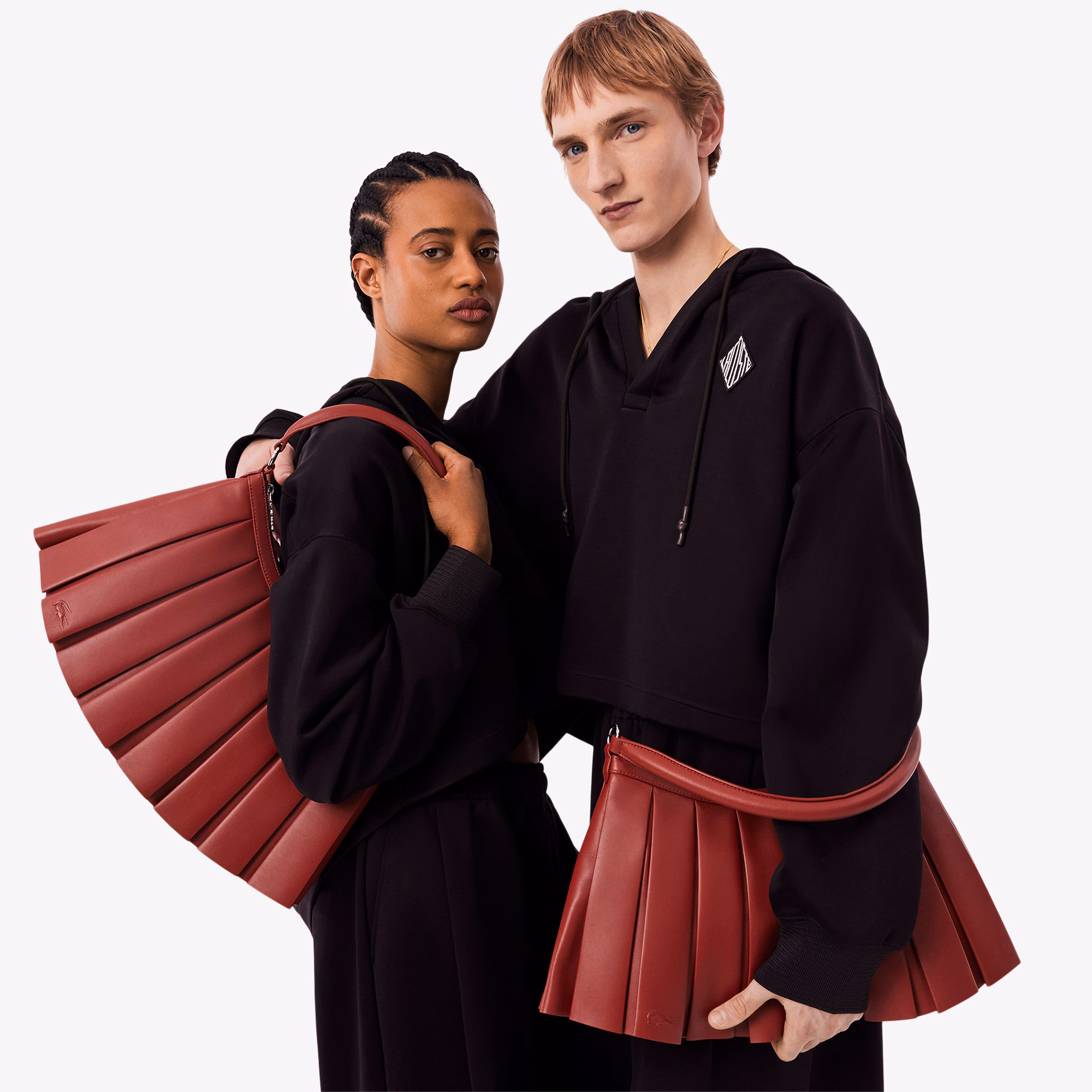 Large Lenglen Leather Bag