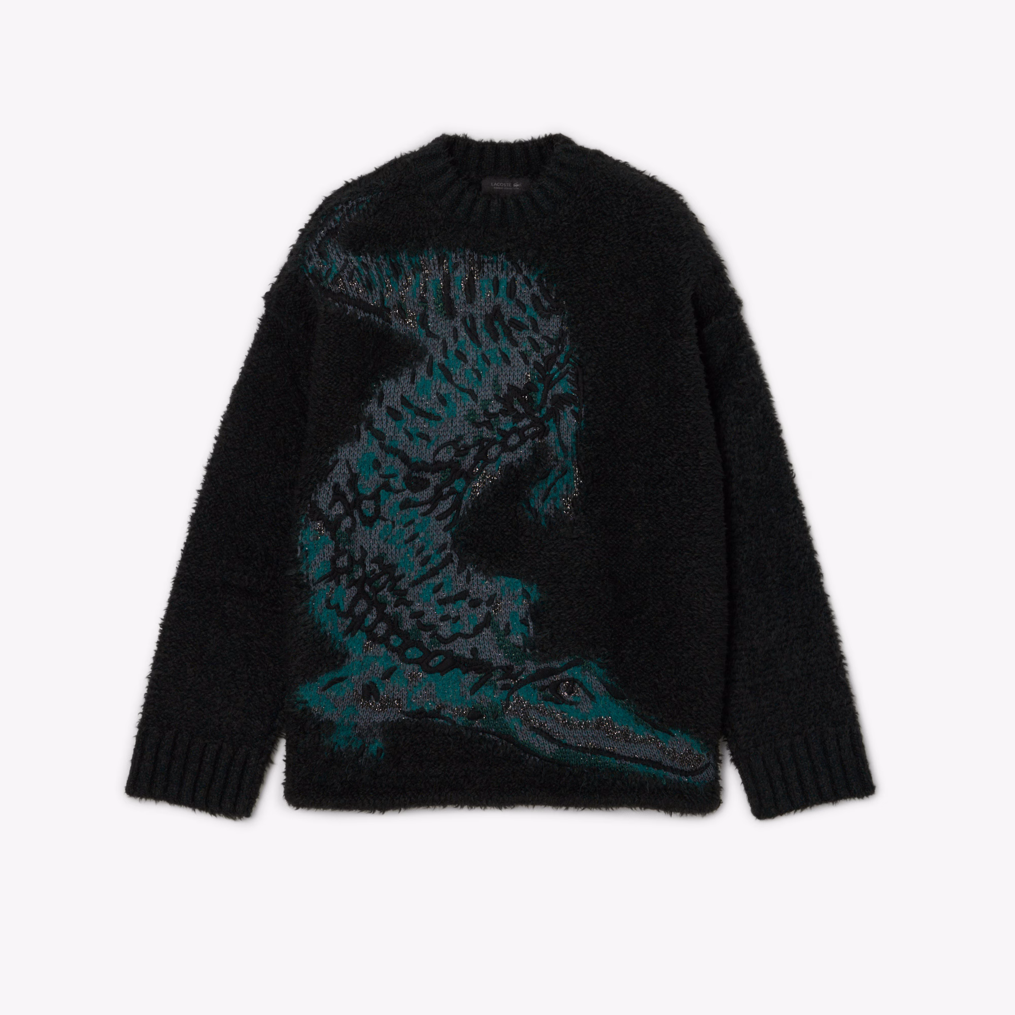 Runway Jacquard Crocodile Sweater