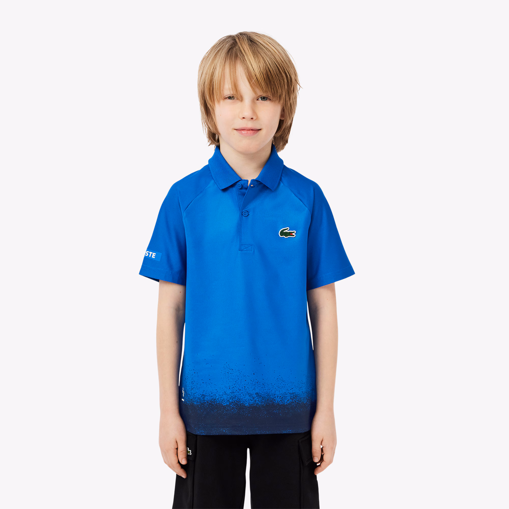 Kids' Lacoste x Daniil Medvedev Stretch Jersey Polo