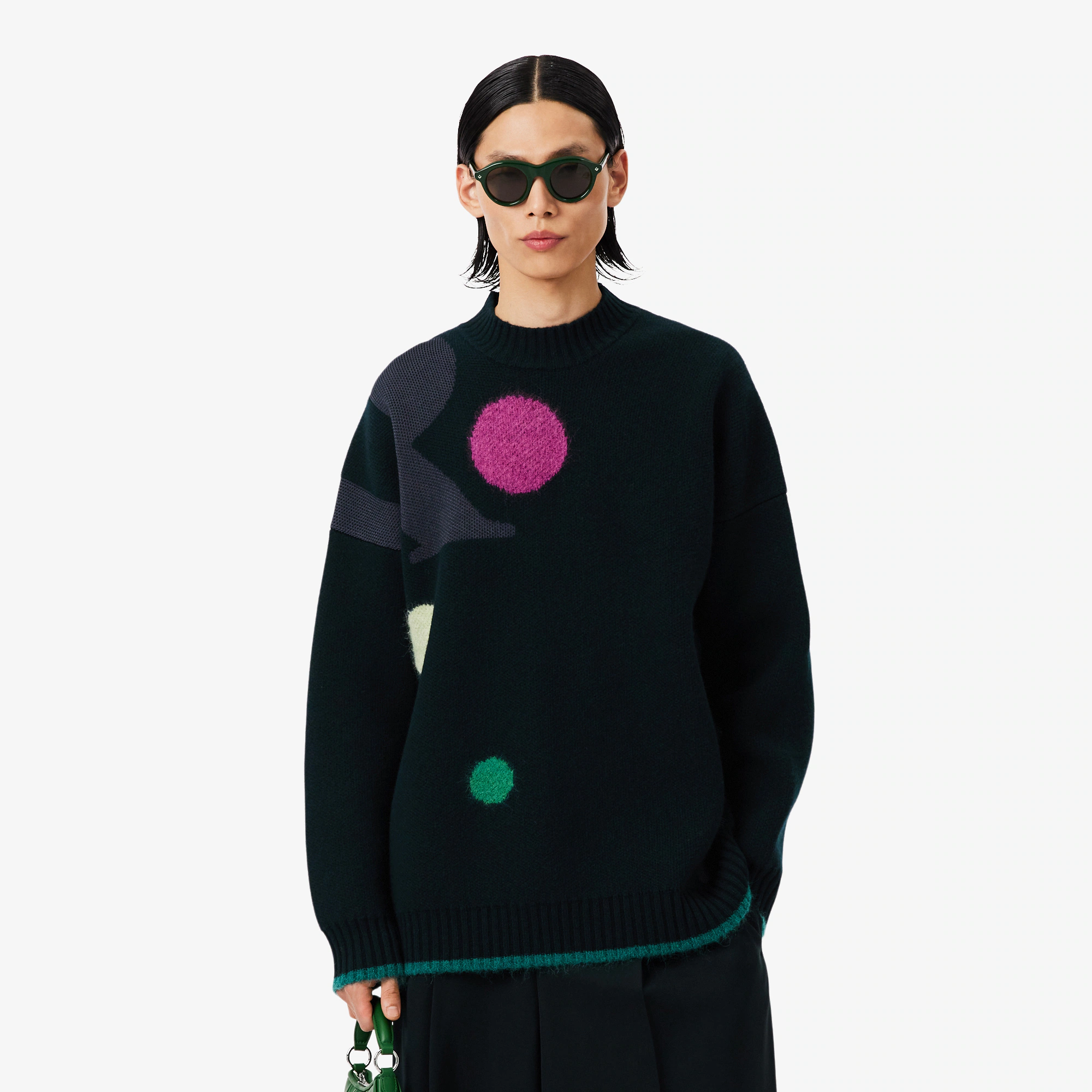 Runway Graphic Jacquard Sweater