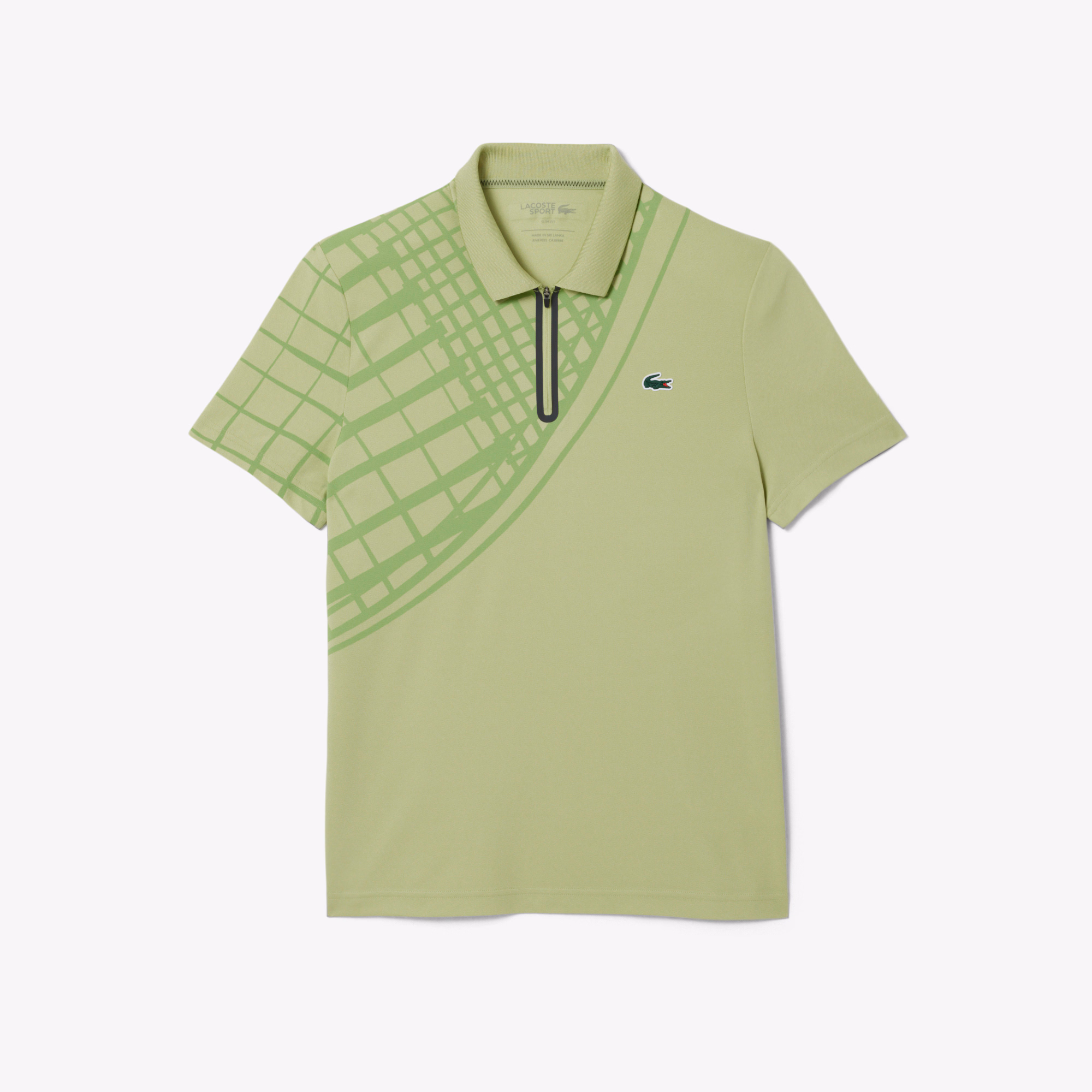 Men's Ultra Dry Printed Slim Fit Tennis Polo