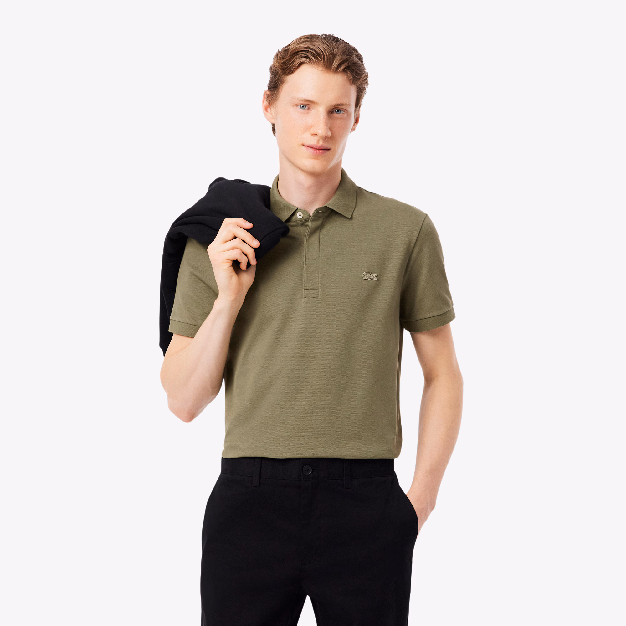 Men's Regular Fit Paris Stretch Piqué Polo