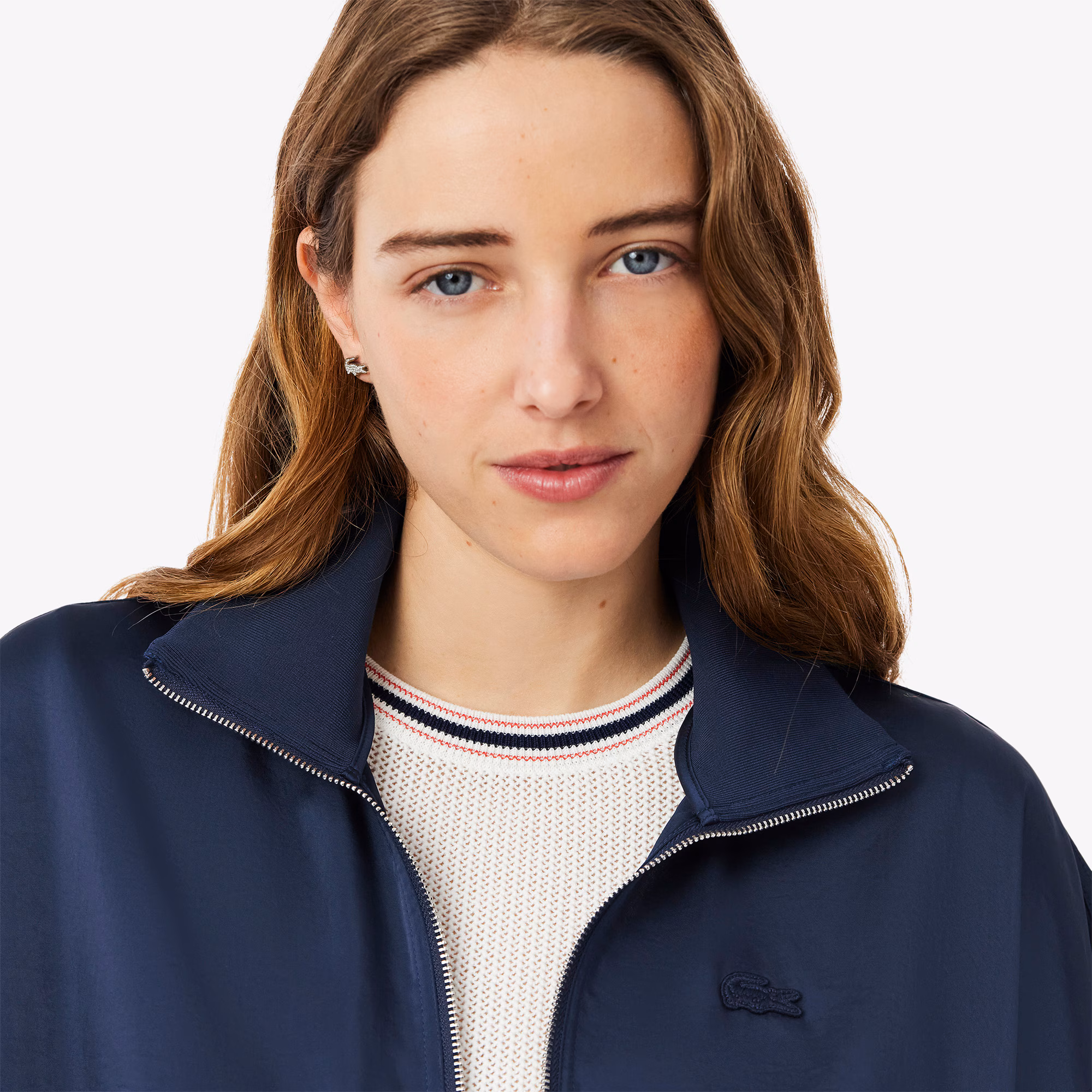 Women's Half-Zip Oversized Pullover Jacket