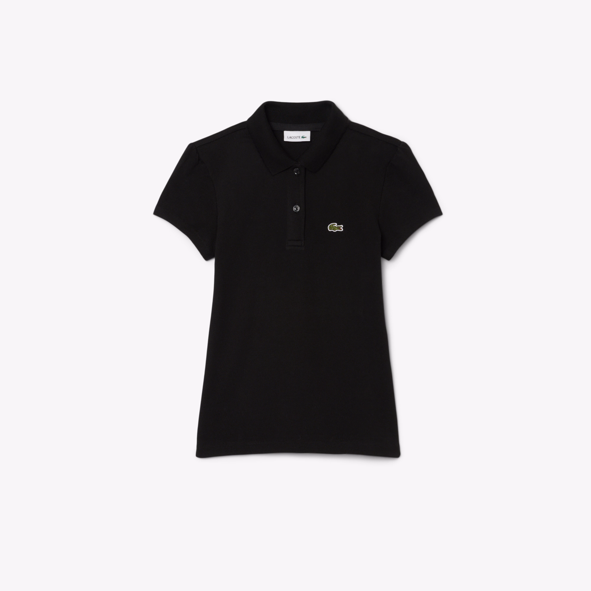 Girls' Scalloped Collar Piqué Polo