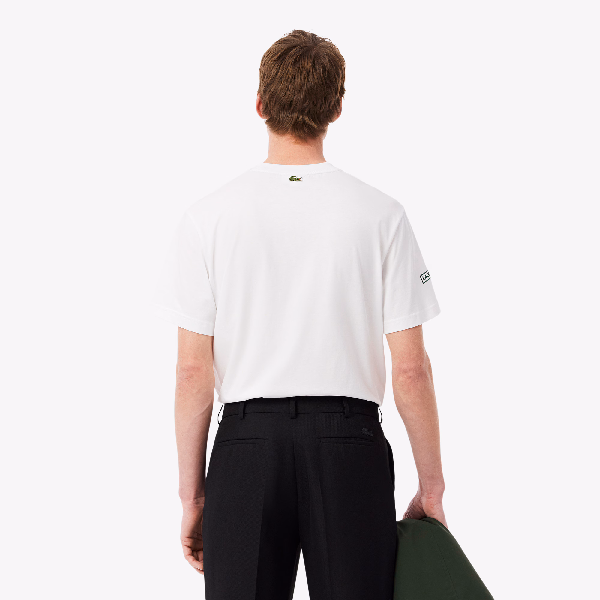 Men's Printed Embroidered Cotton Jersey T-Shirt