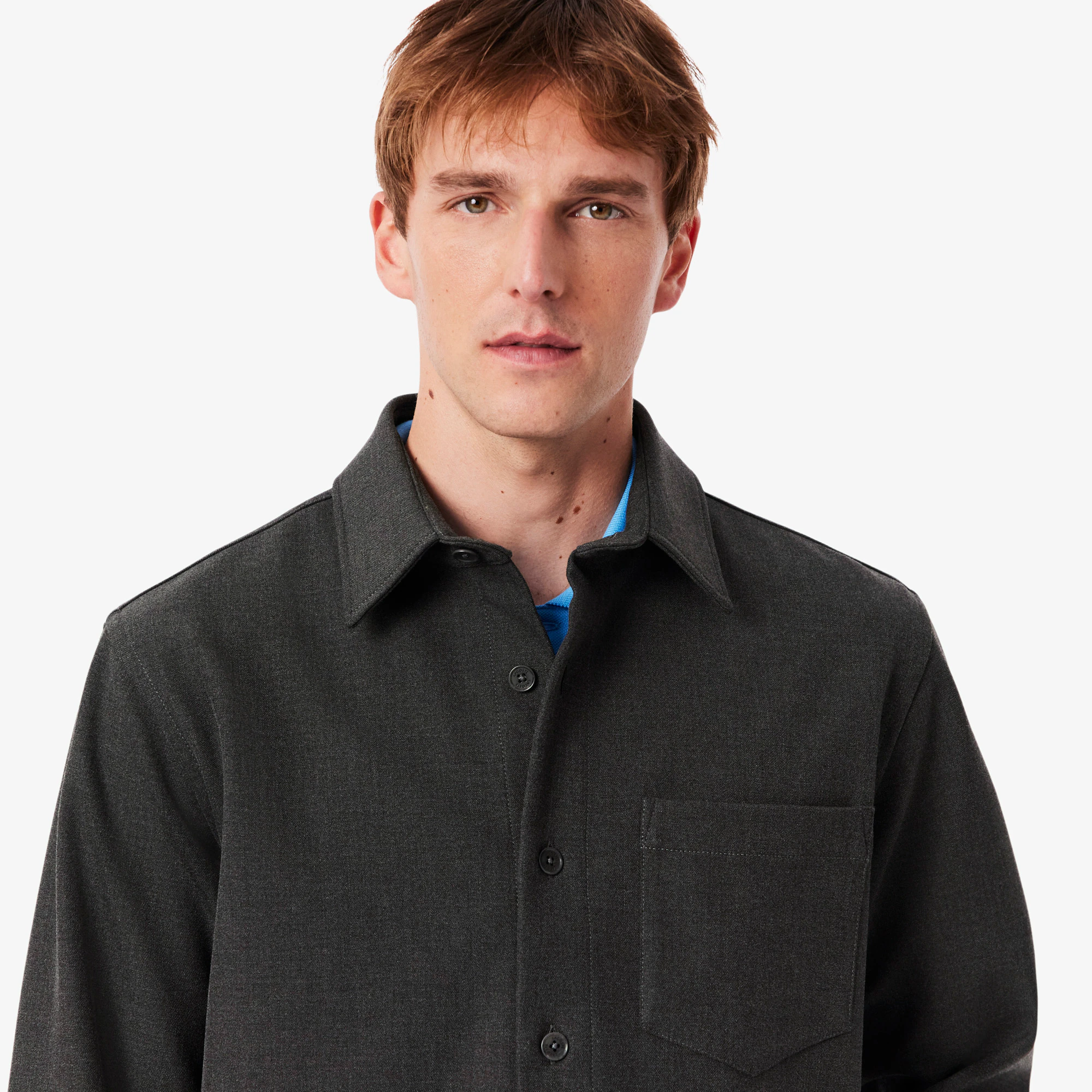 Men's Oversized Double Face Overshirt