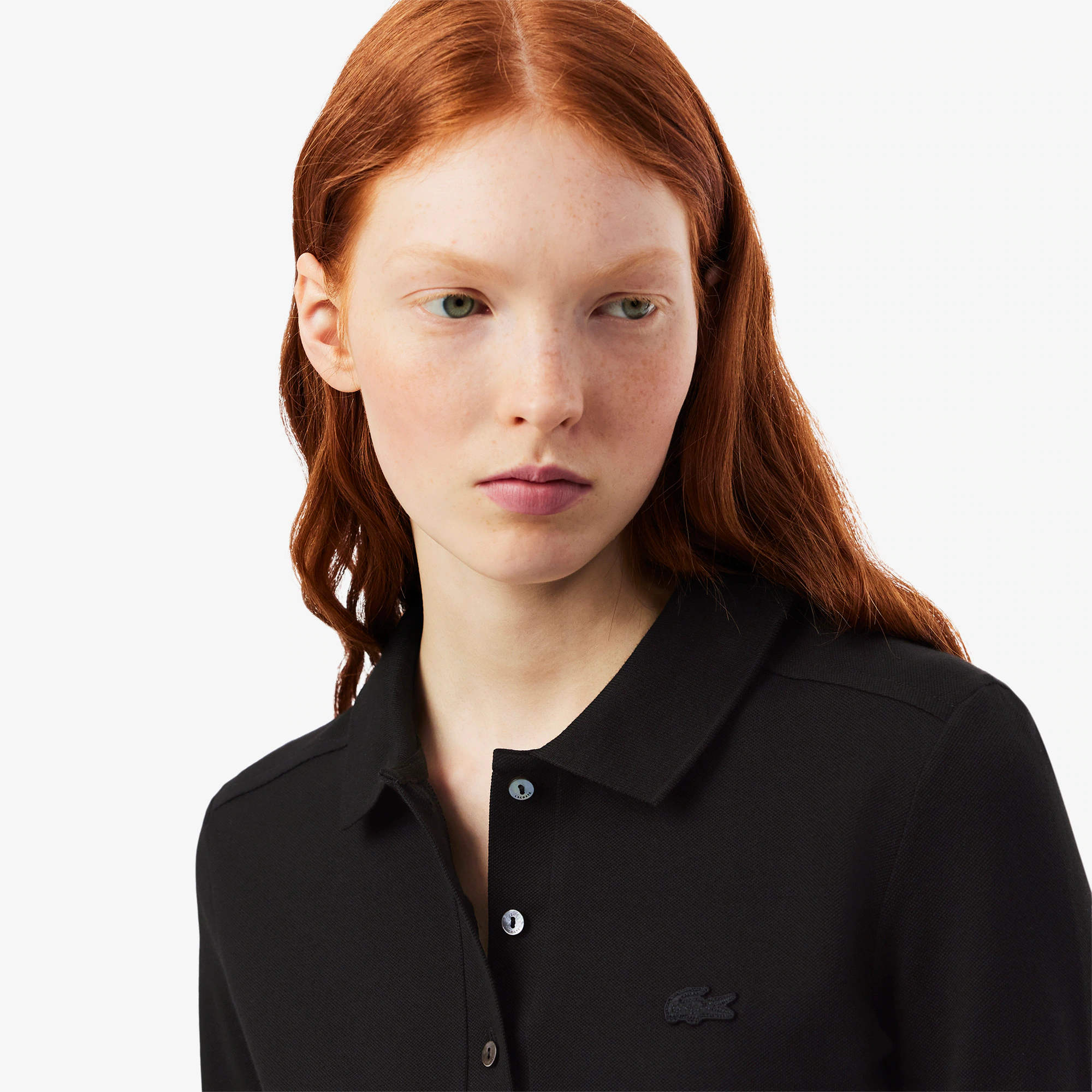 Women's Slim Fit L.12.D Stretch Mini Piqué Polo