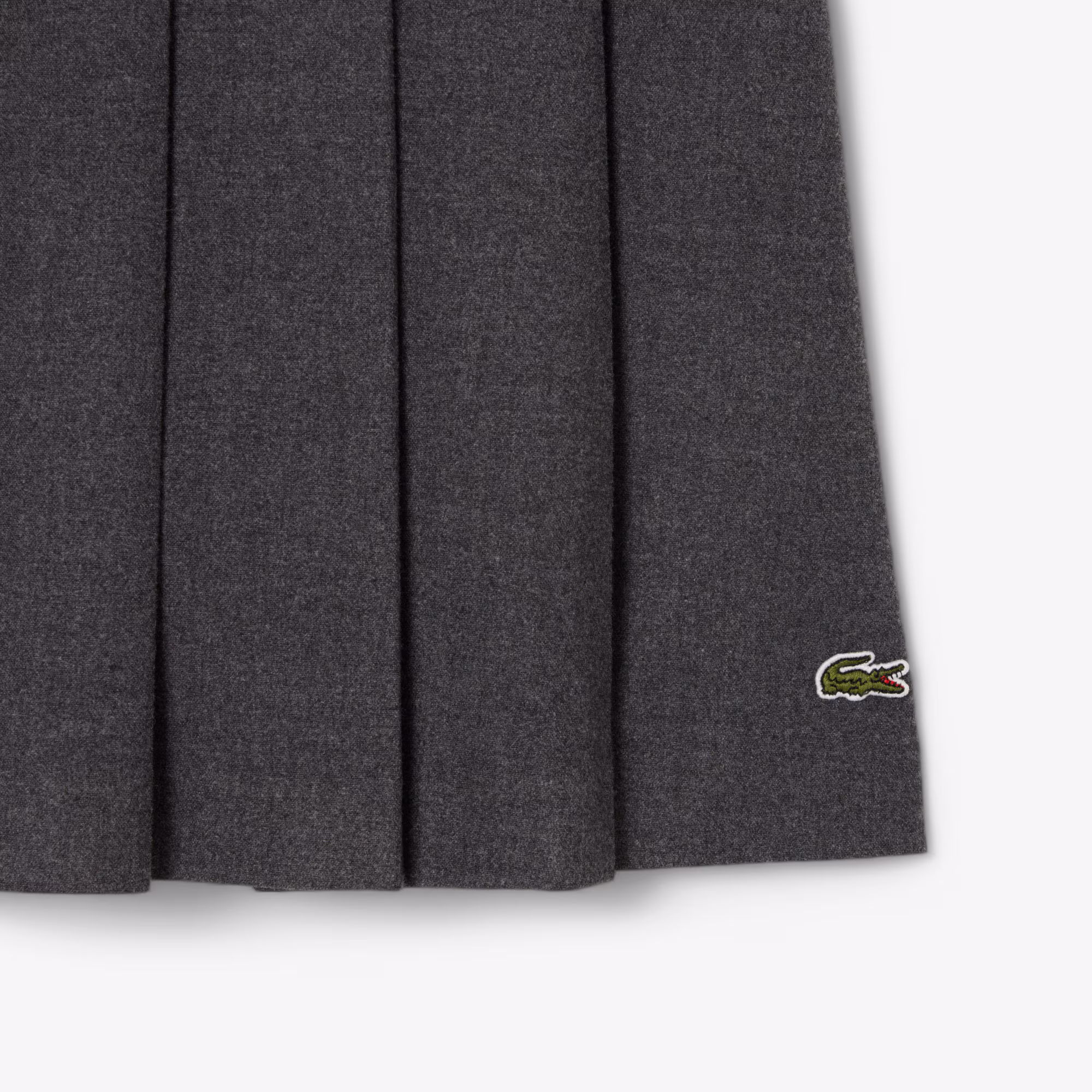 Women's Pleated Flannel Midi Skirt