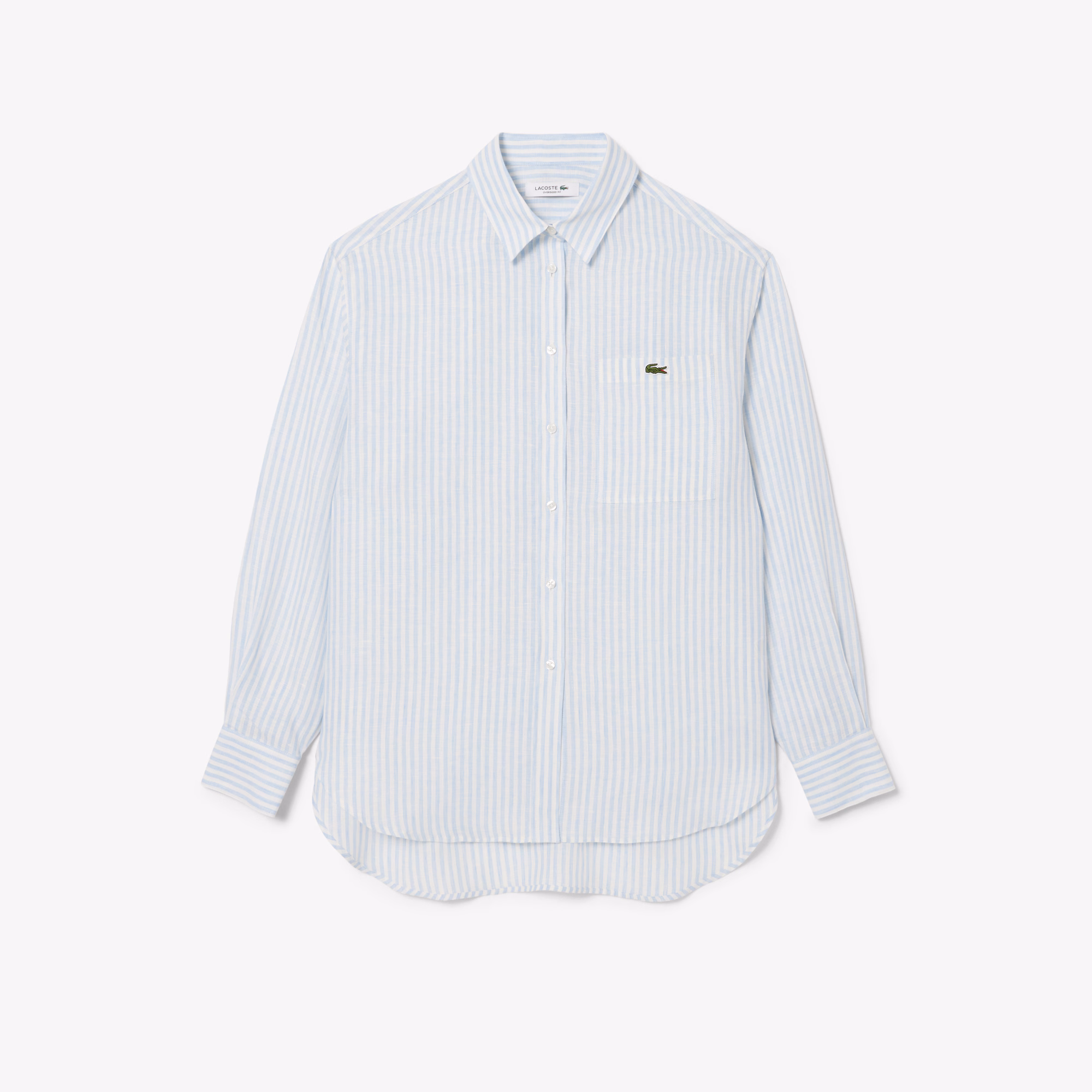 Women's Oversized Striped Linen Shirt