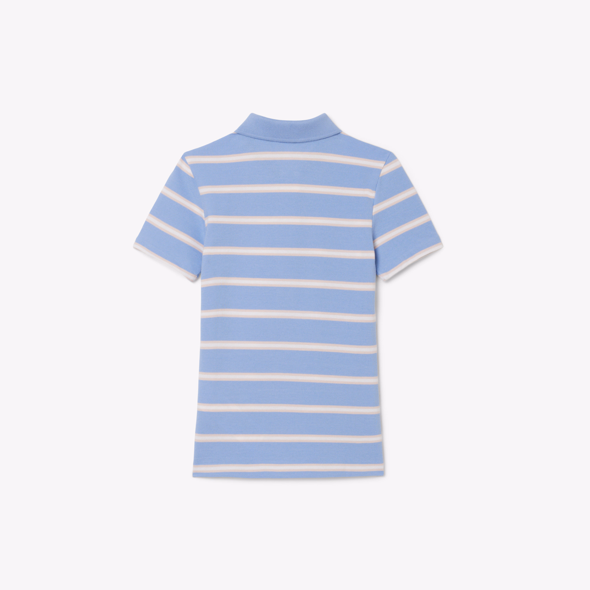 Girls' Striped Petit Piqué Polo