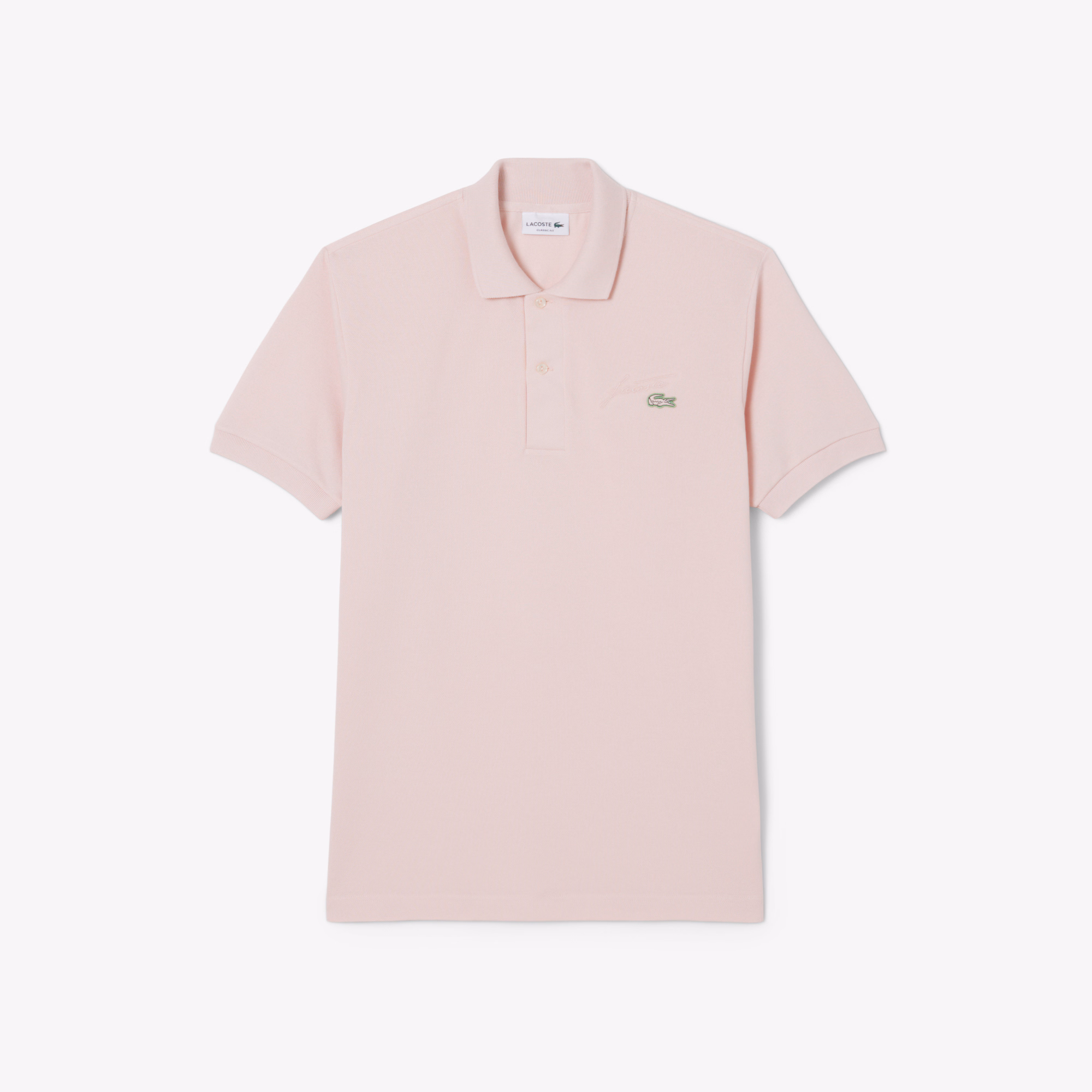 Men's Classic Fit Embroidery Detail Piqué Polo