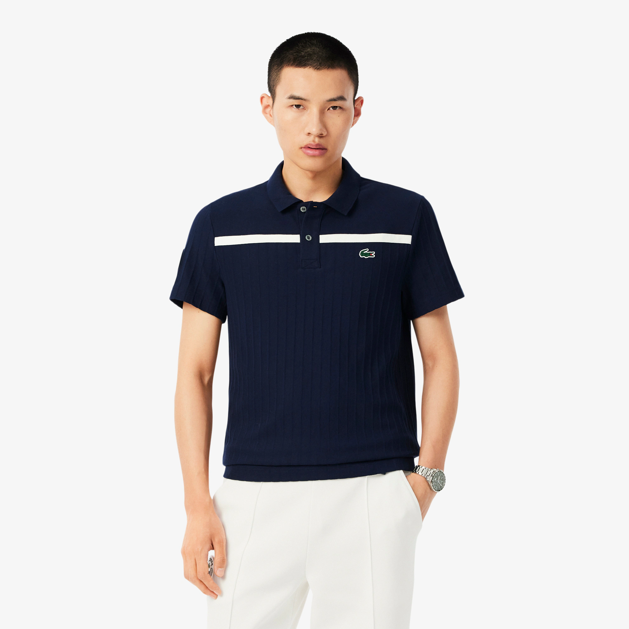Men's Ultra Dry Badge Accent Tennis Heritage Polo