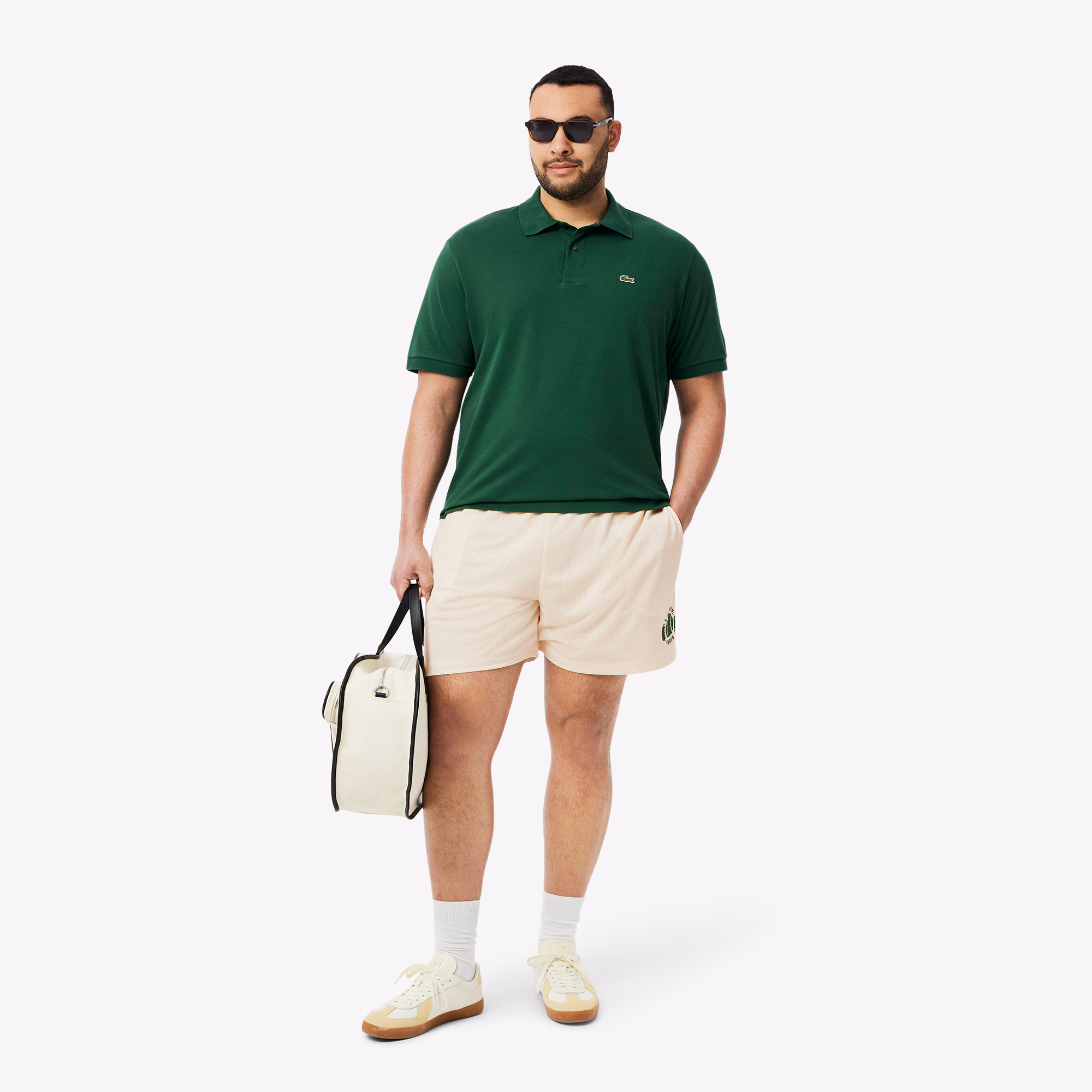 Men's Graphic Print Mesh Shorts