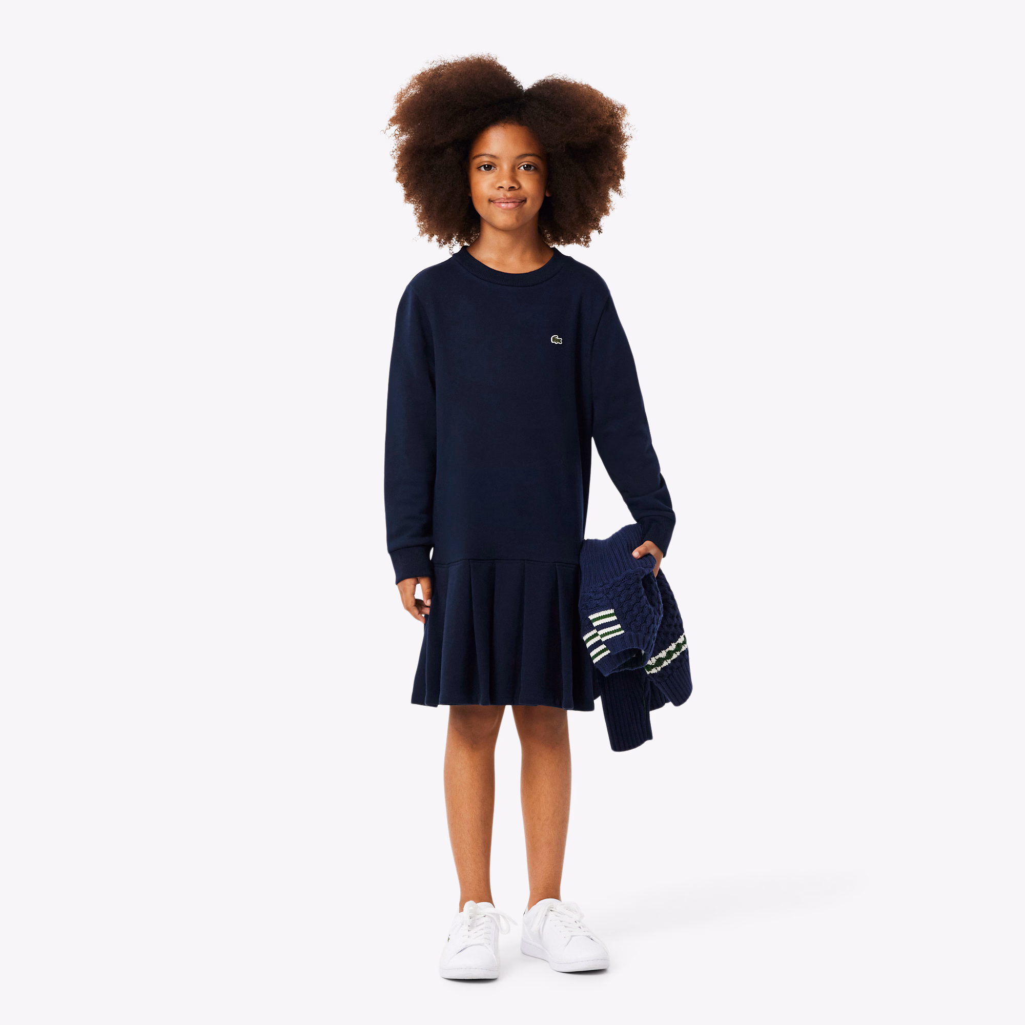 Girls' Long Sleeve Fleece Dress