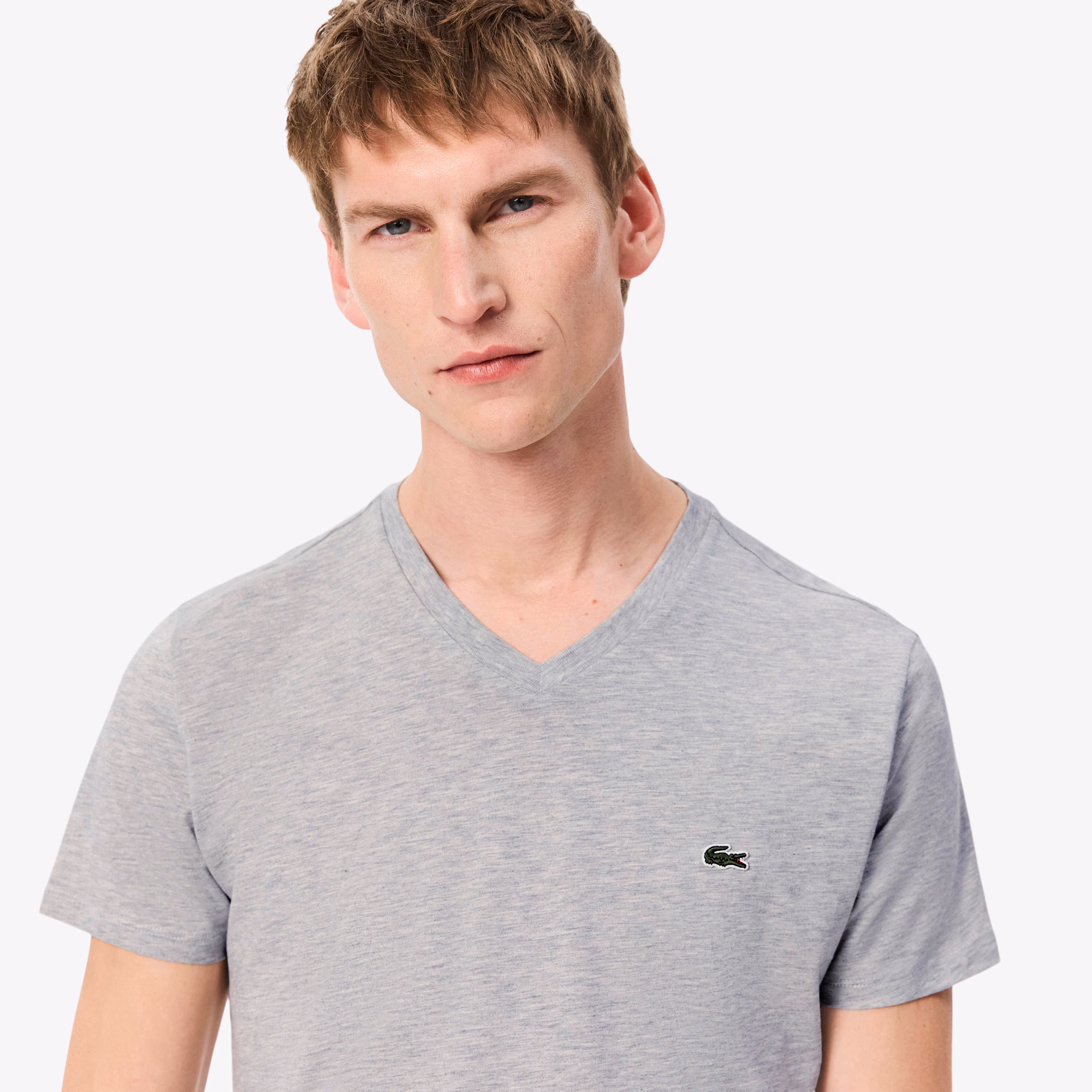 Men's Lightweight Pima Cotton V-Neck T-Shirt