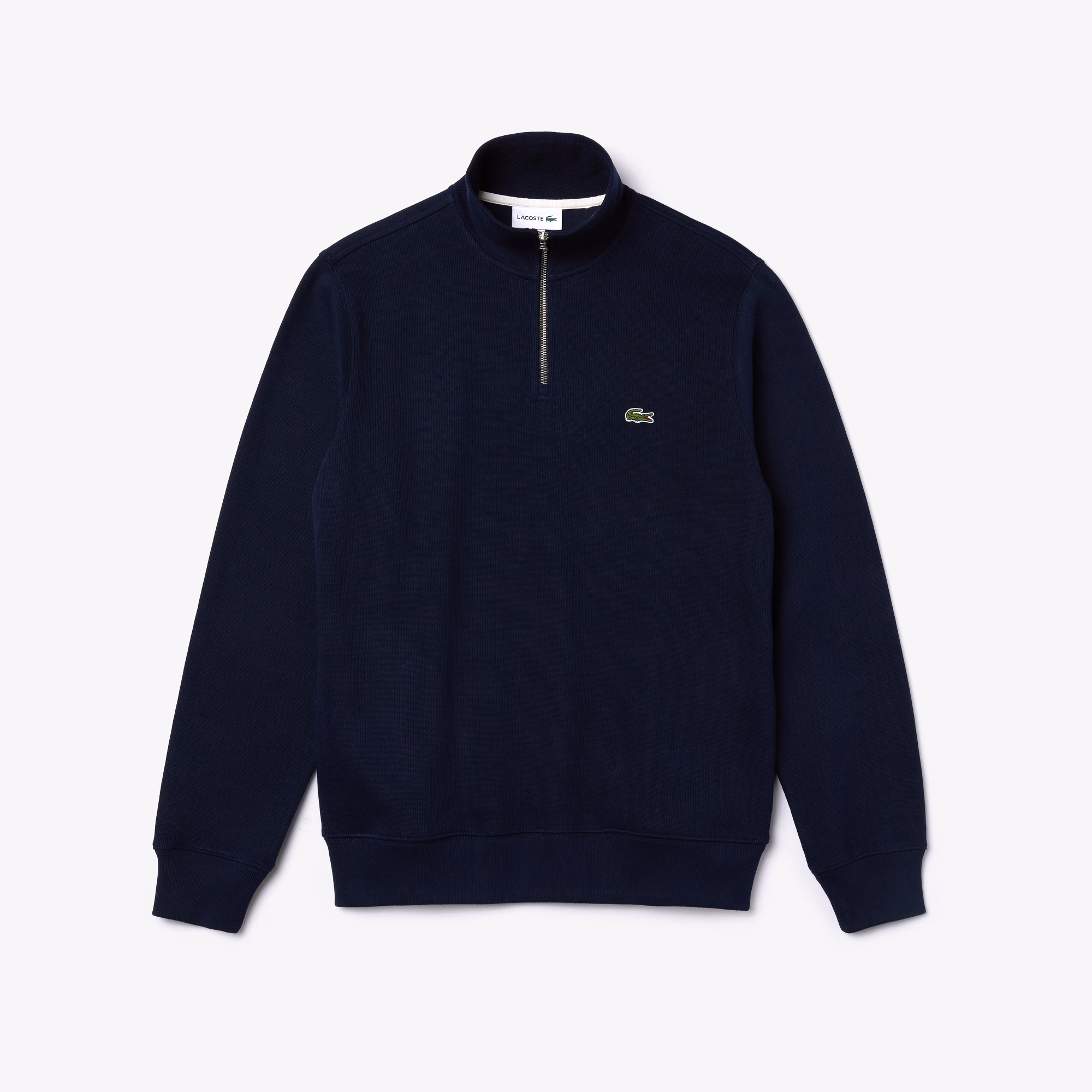 Men's Zip-Up High-Neck Sweatshirt