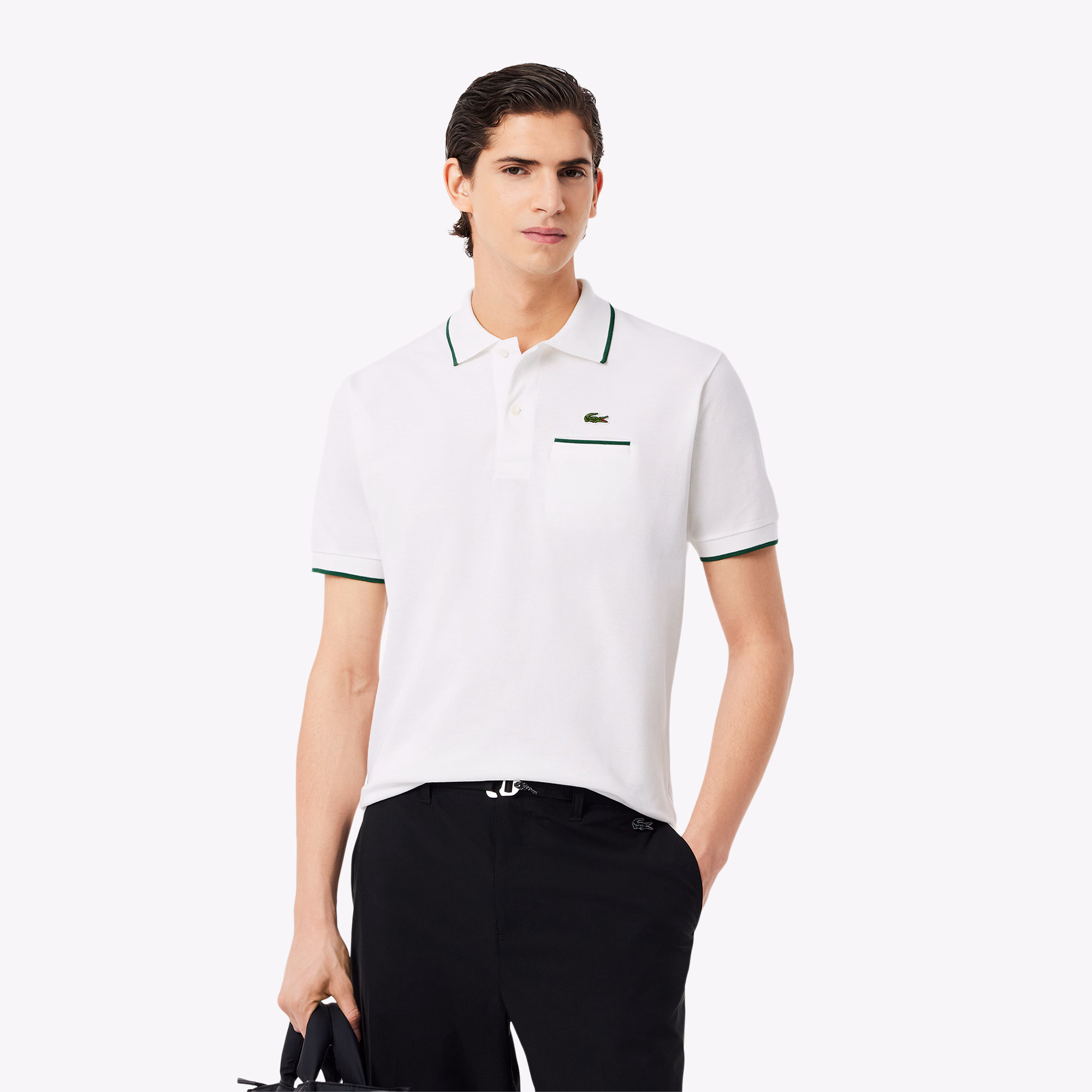 Men's Classic Fit Pocket Accent L.12.12 Polo