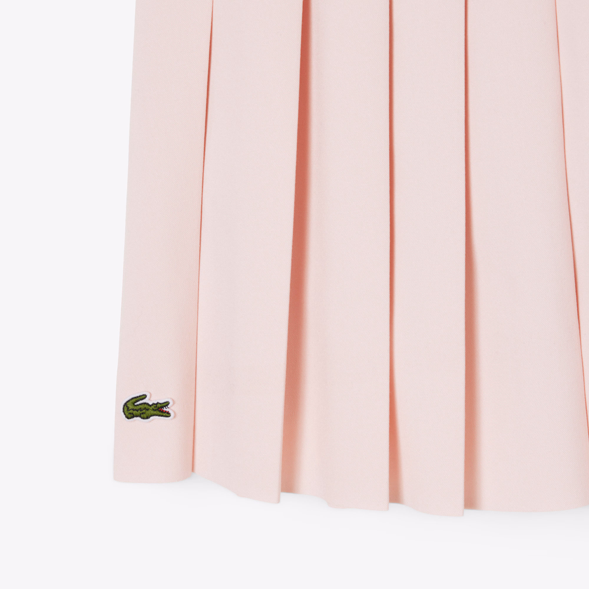 Girls' Oxford Cotton Pleated Skirt