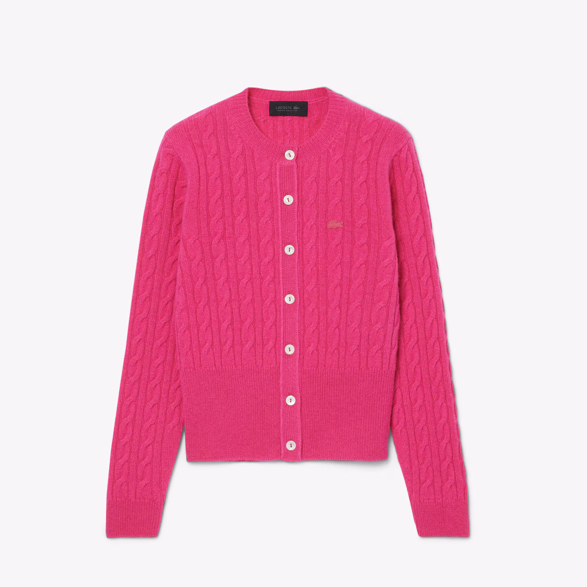 Runway Cashmere Cable Knit Cardigan