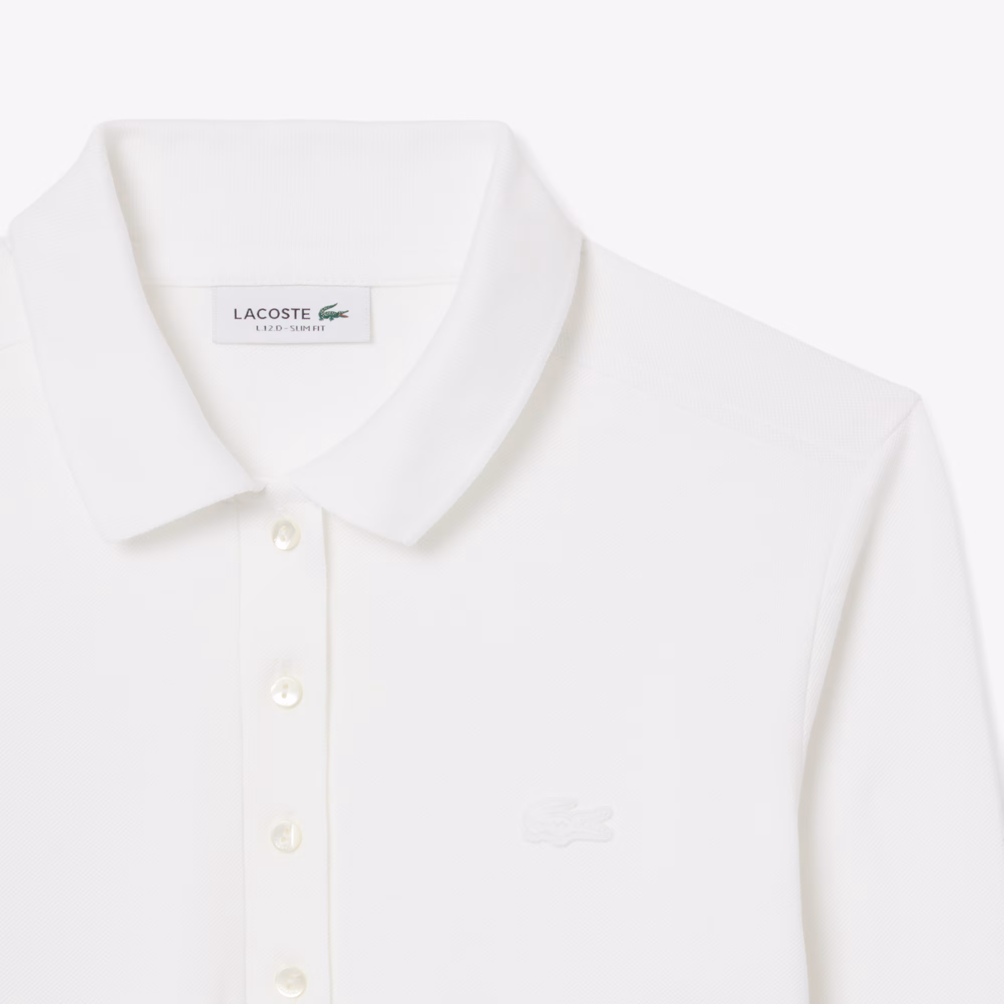 Women's Slim Fit L.12.D Stretch Mini Piqué Polo