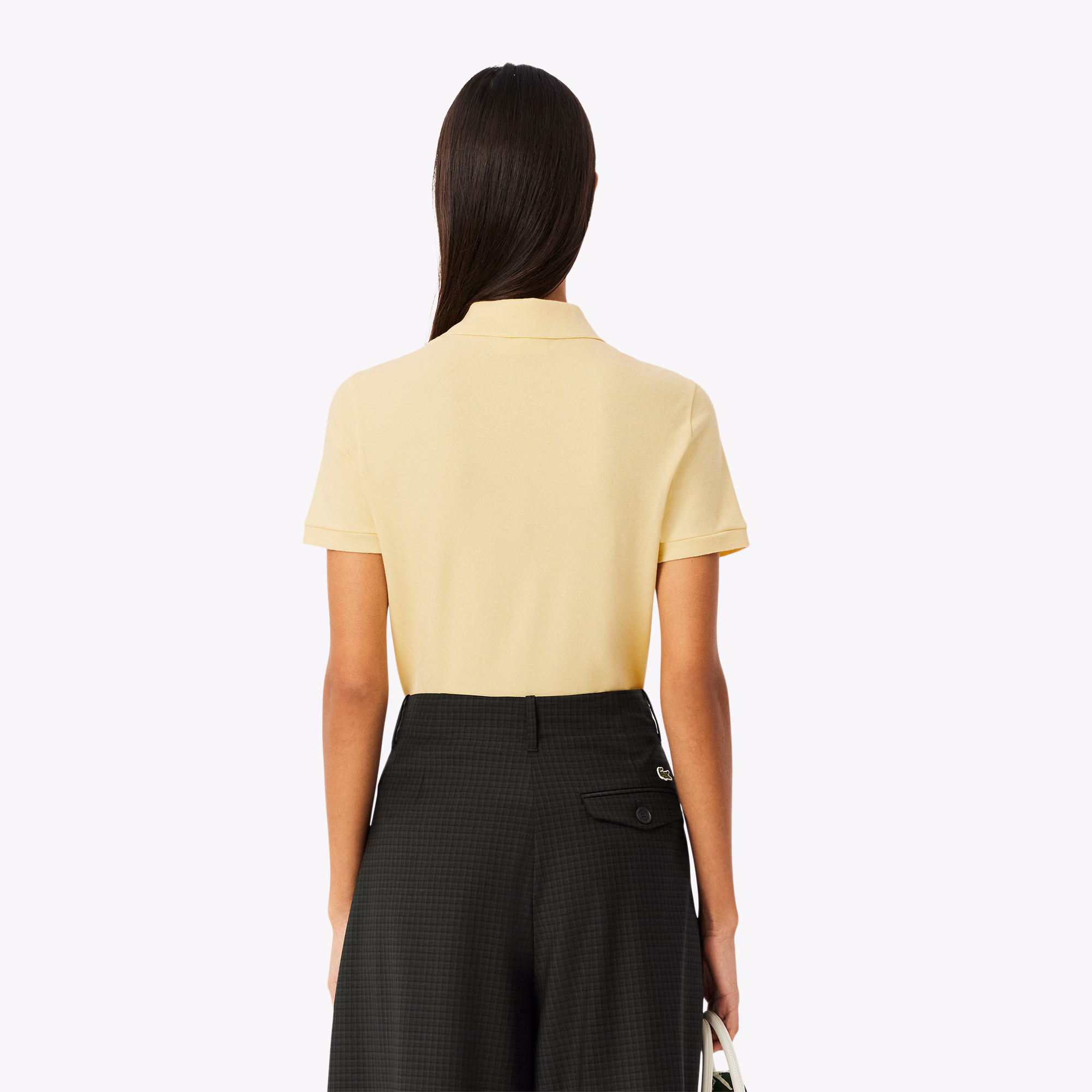 Women's L.12.D Slim Fit Stretch Mini Piqué Polo