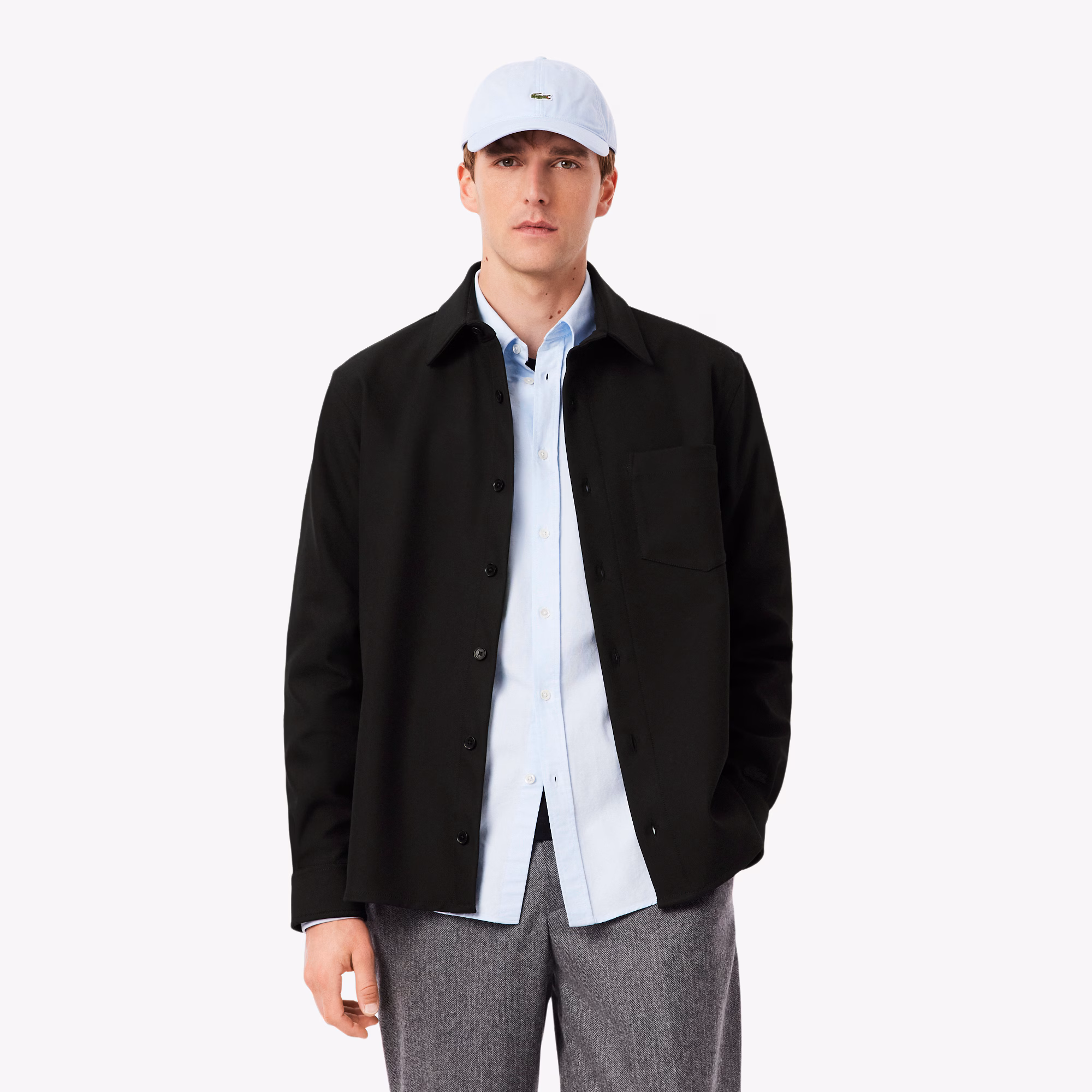 Men's Oversized Double Face Overshirt