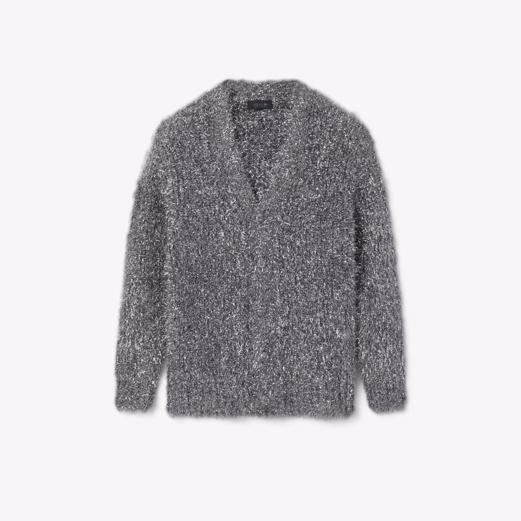 Runway Lurex Knit Cardigan